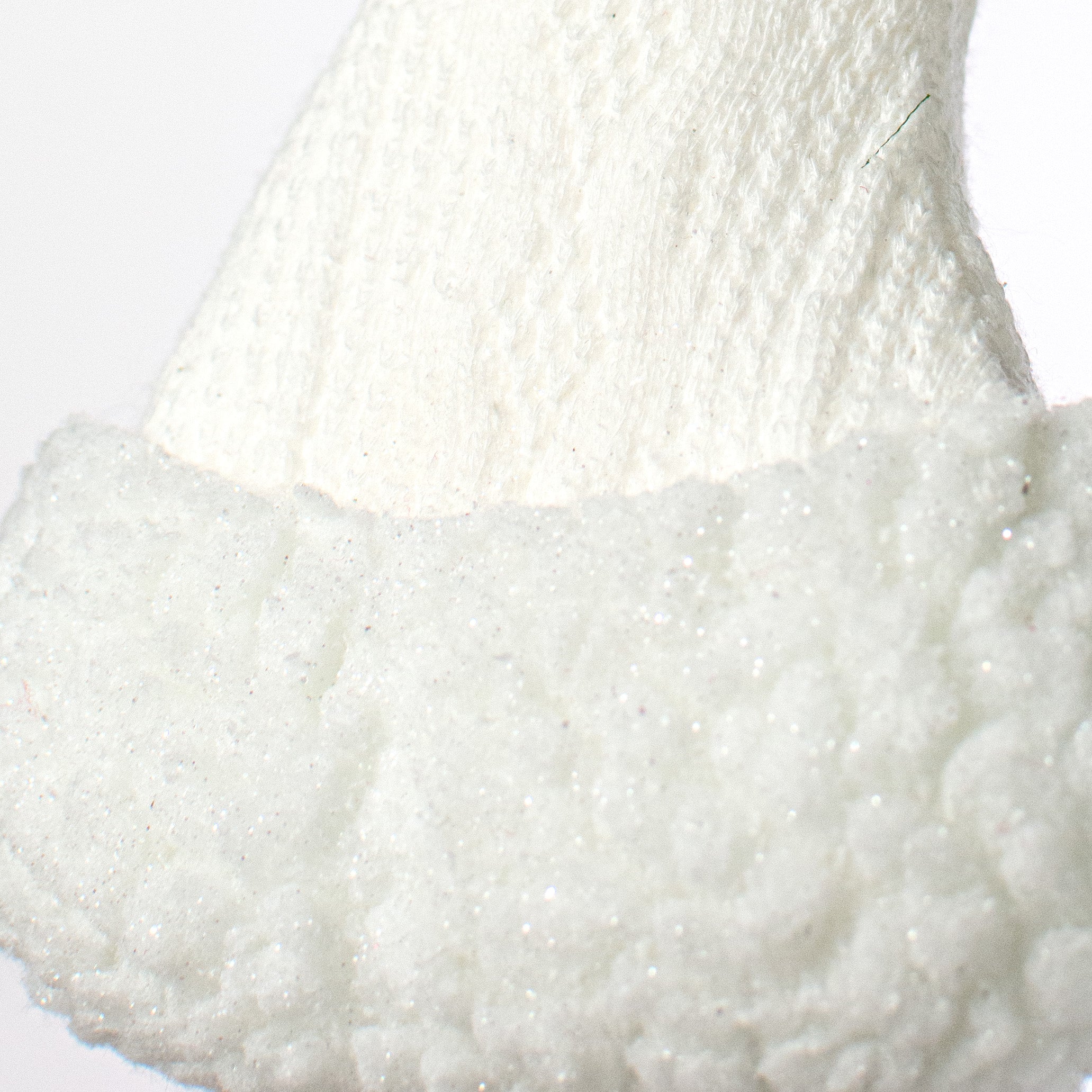 26" Cable Knit Santa Hats Spray: White detail photo 4