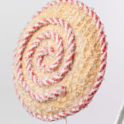 27" Candy Cane Twirl Gingerbread Spray Lifestyle Photo
