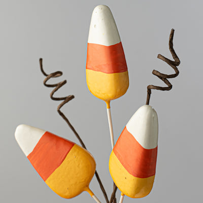 12" Candy Corn and Sprial Pick Lifestyle Photo