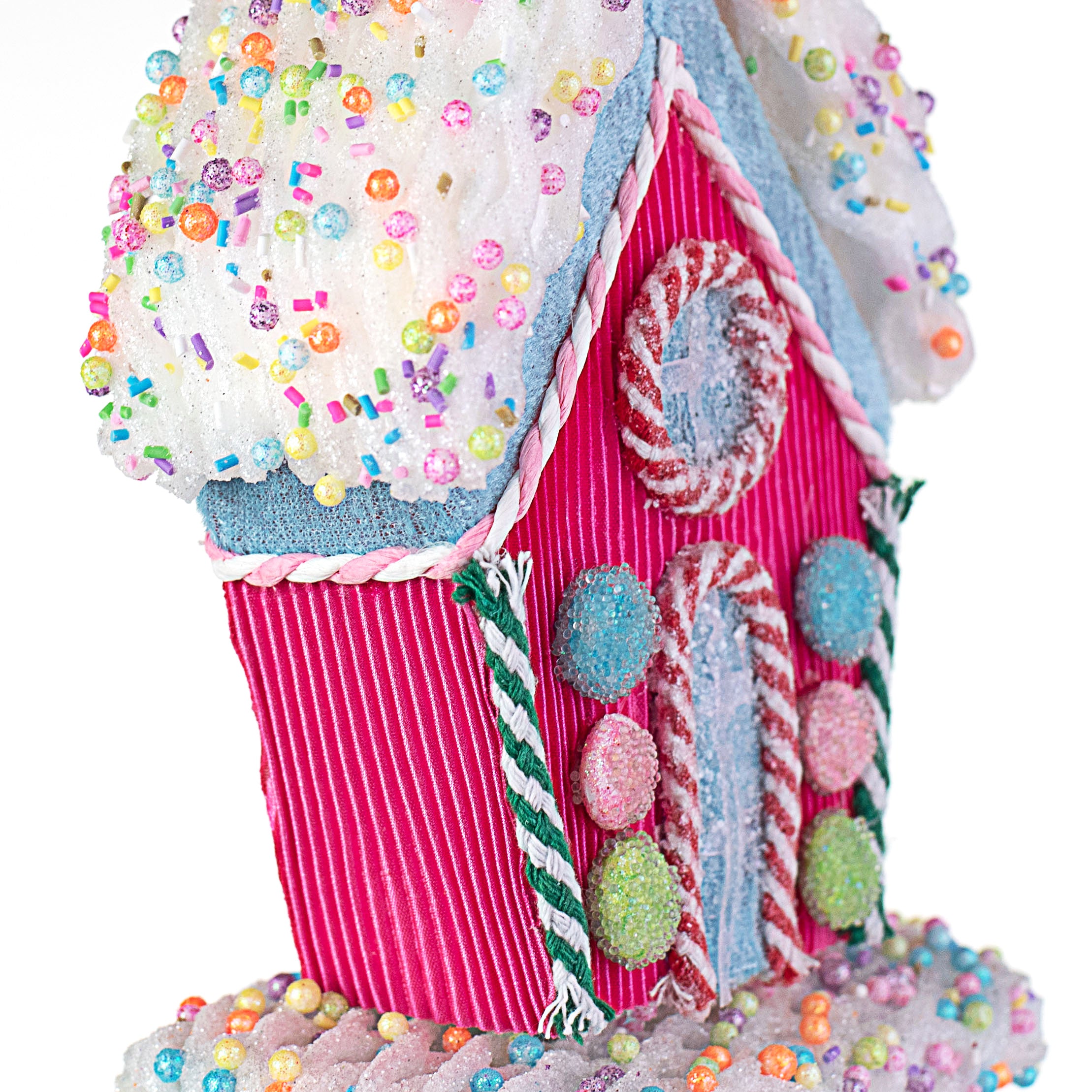 9" Candy House Ornament detail photo 3