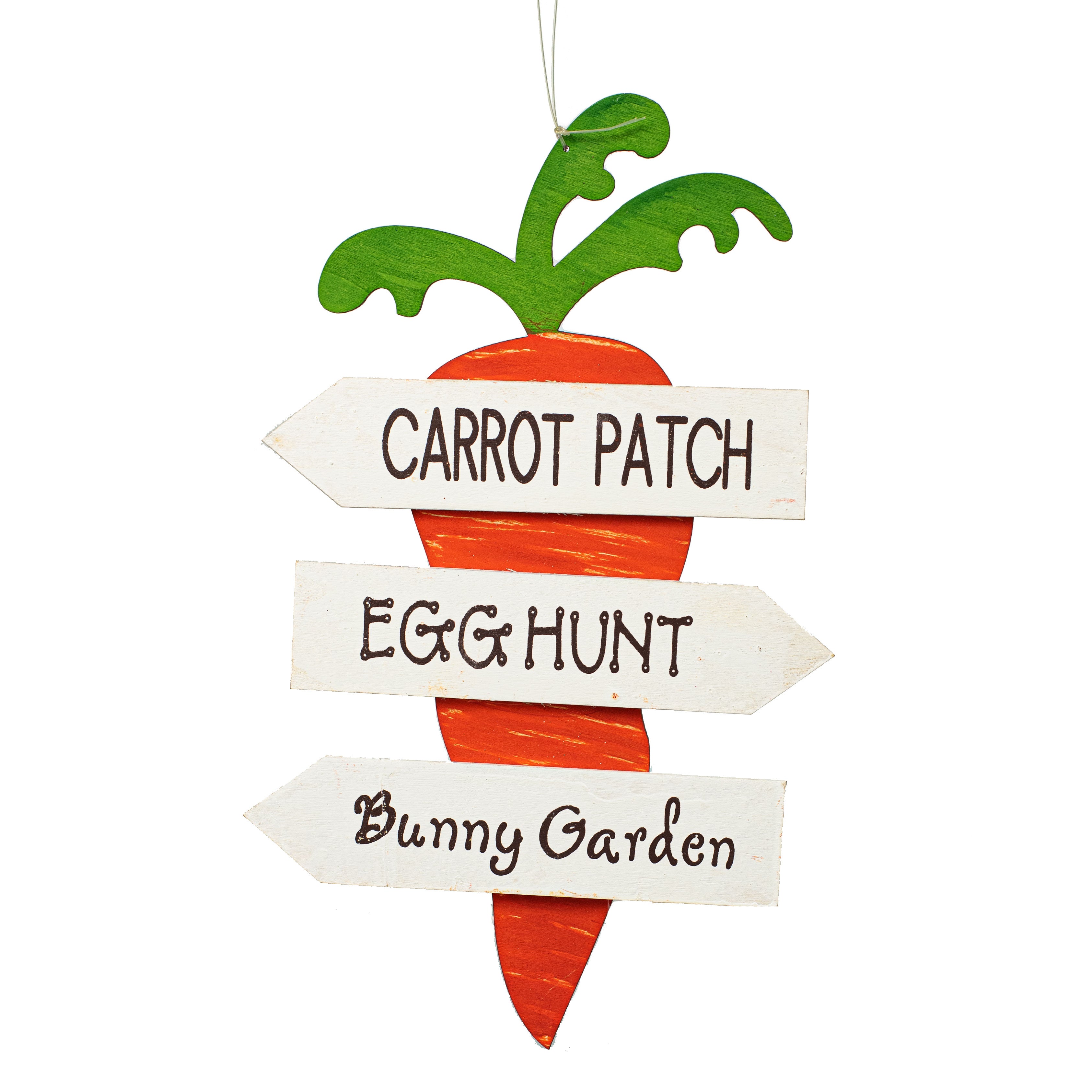 14" Carrot Arrow Post Sign Item Number: 62609OR