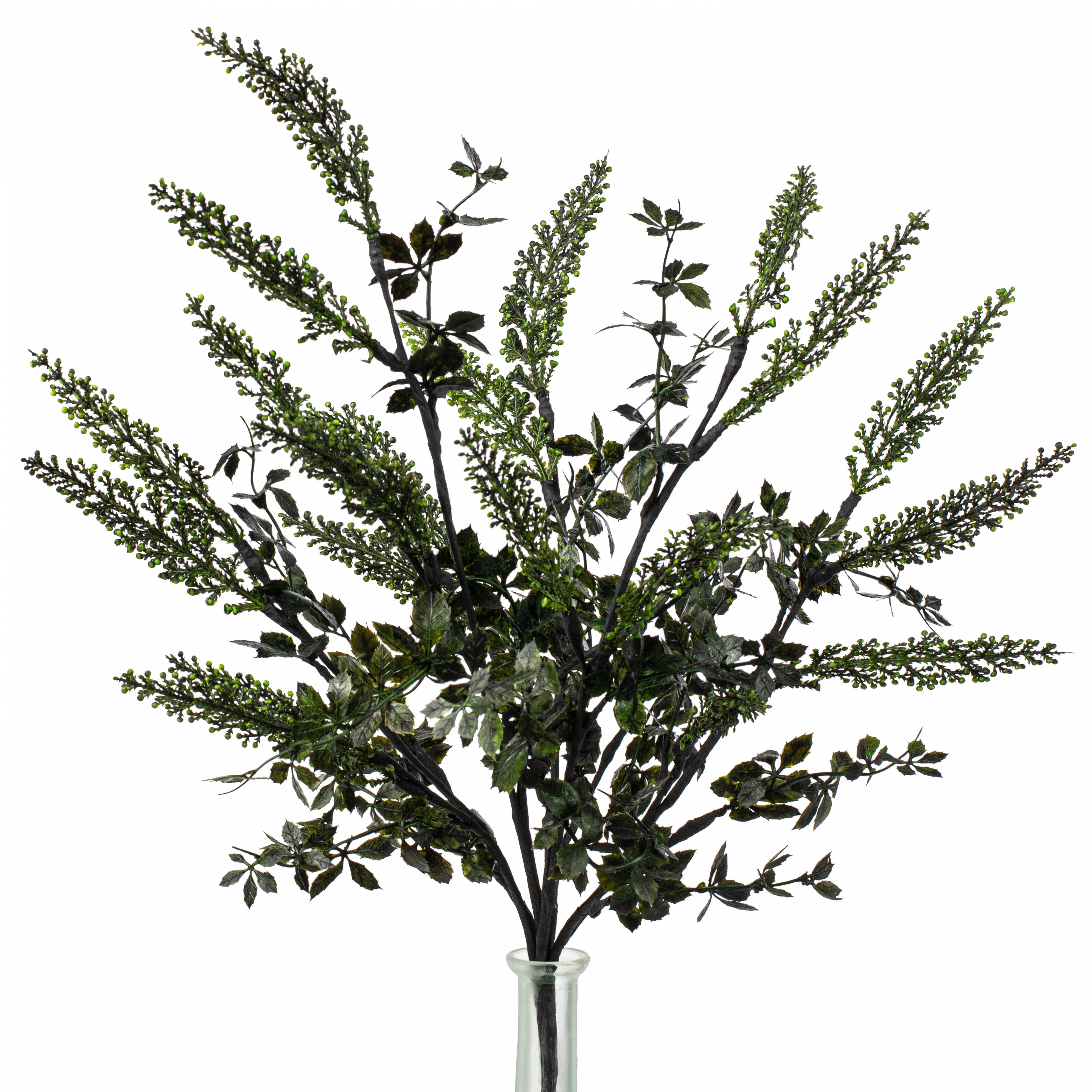 24" Cedar Mix Bush: Black & Green Item Number: 57170GNBK