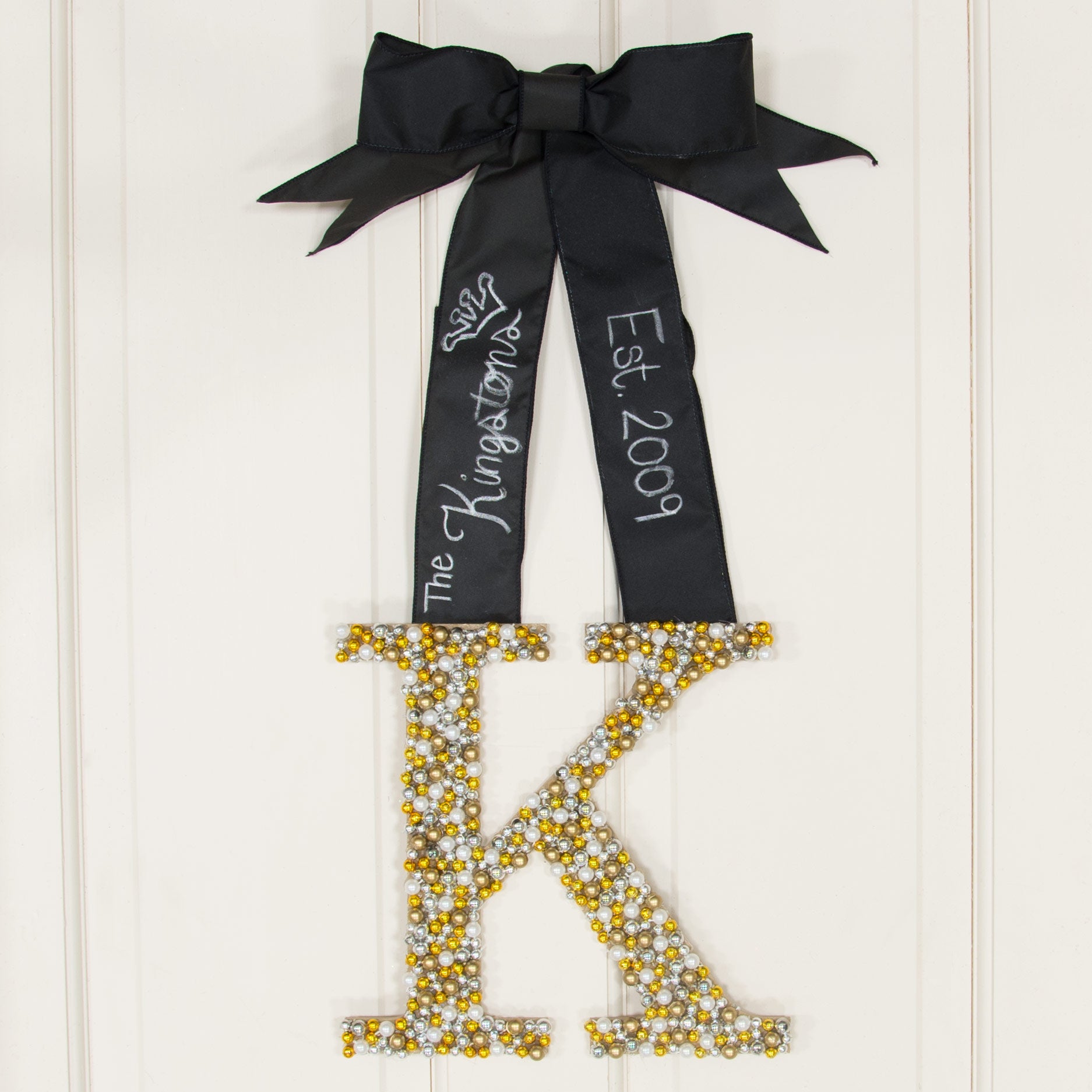 2.5" Chalkboard Ribbon (10 Yards) Lifestyle Photo