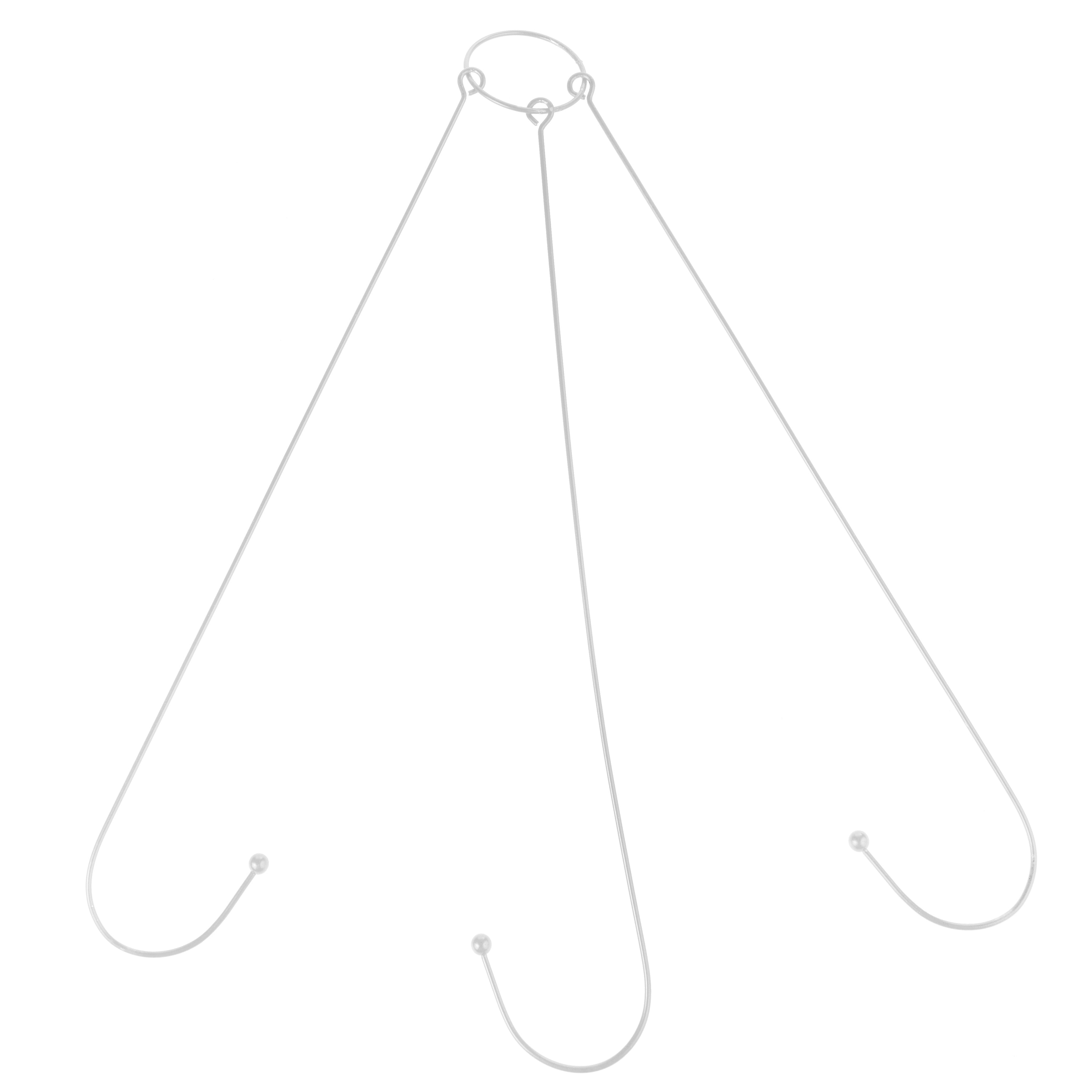 21" Chandelier Wreath Hanger: White Item Number: MD069627