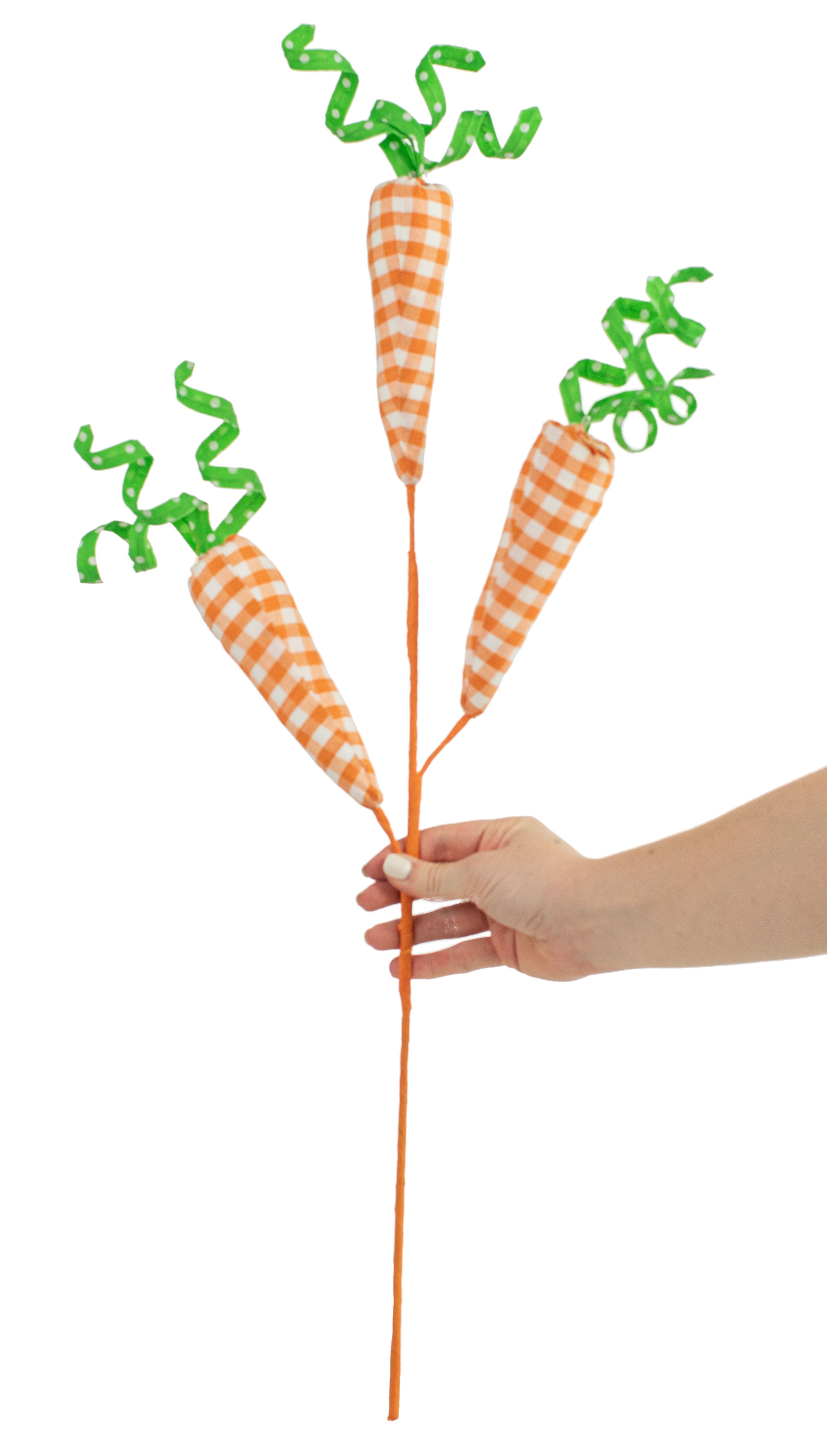 29" Check Carrot Spray detail photo 3