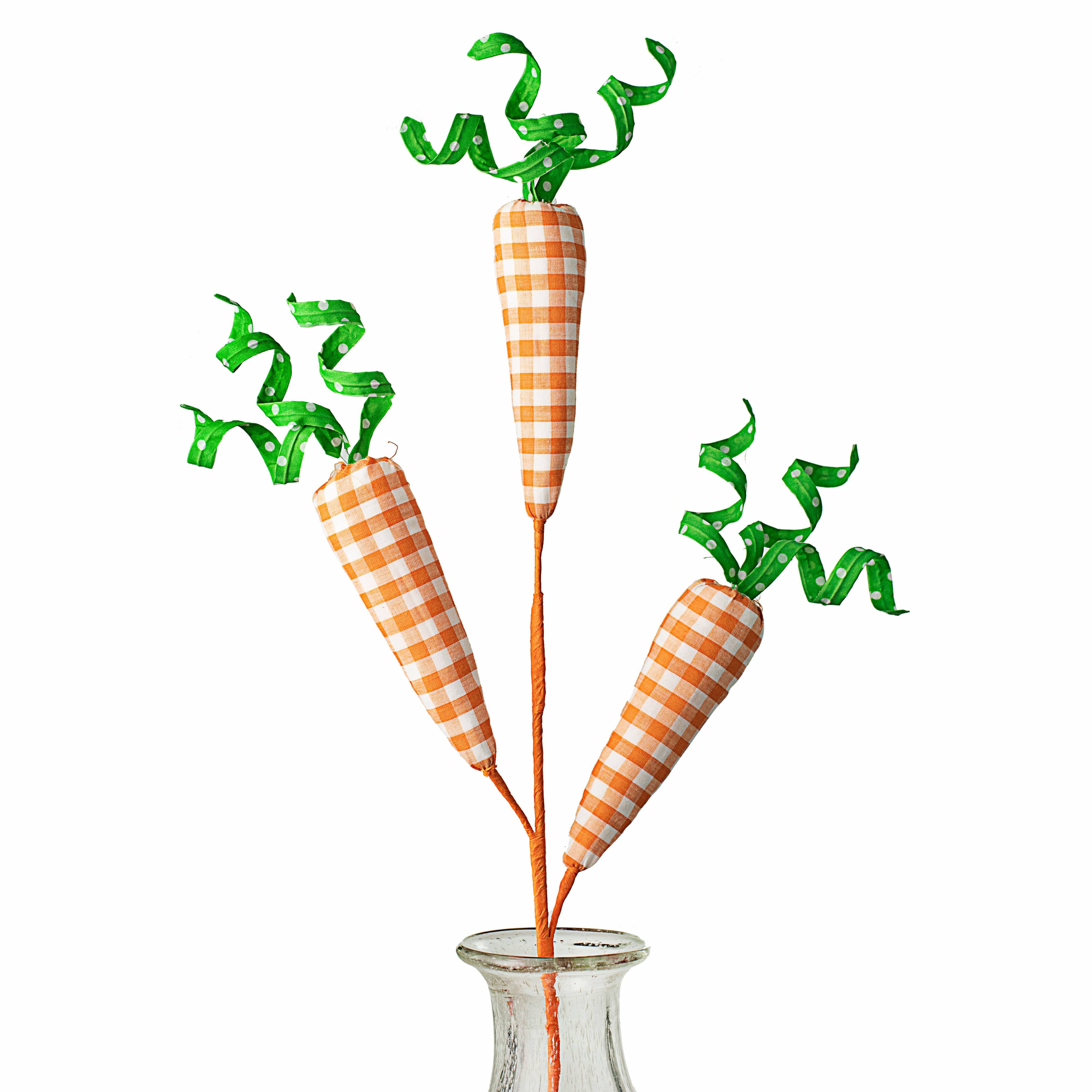 29" Check Carrot Spray Item Number: 62612OR