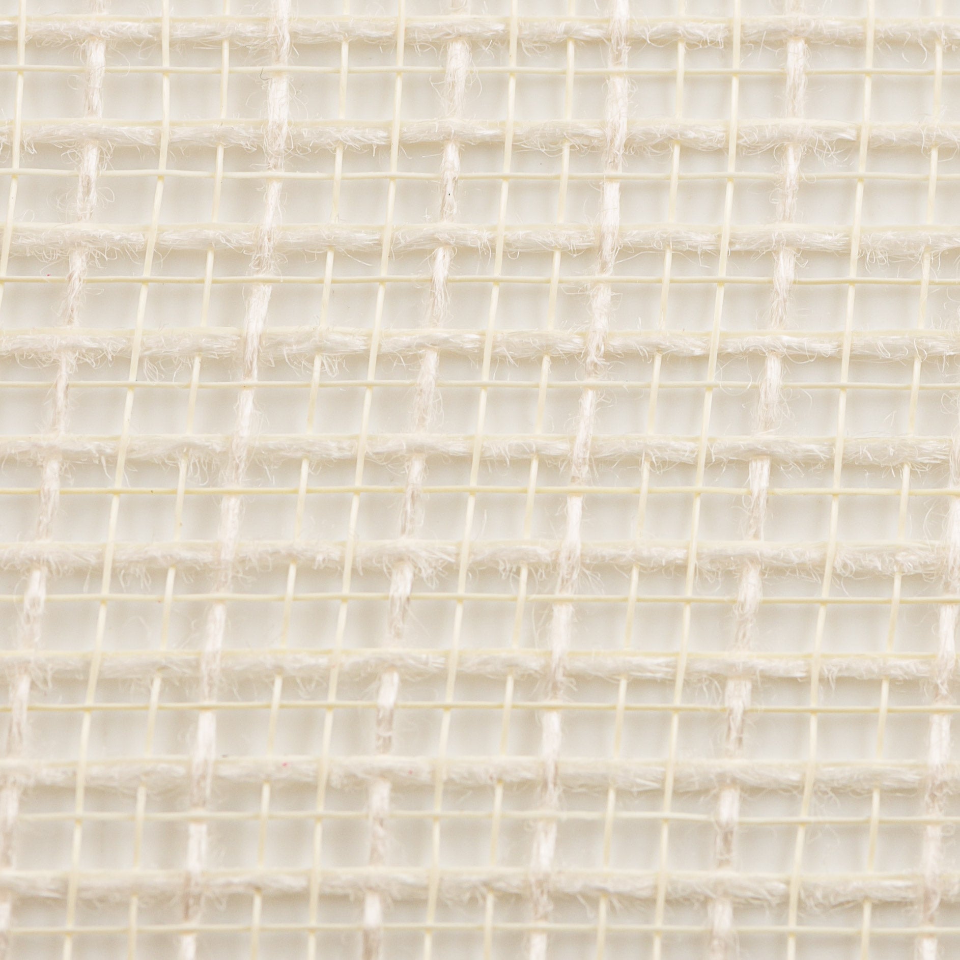 10" Check Fabric Mesh: Cream detail photo 3