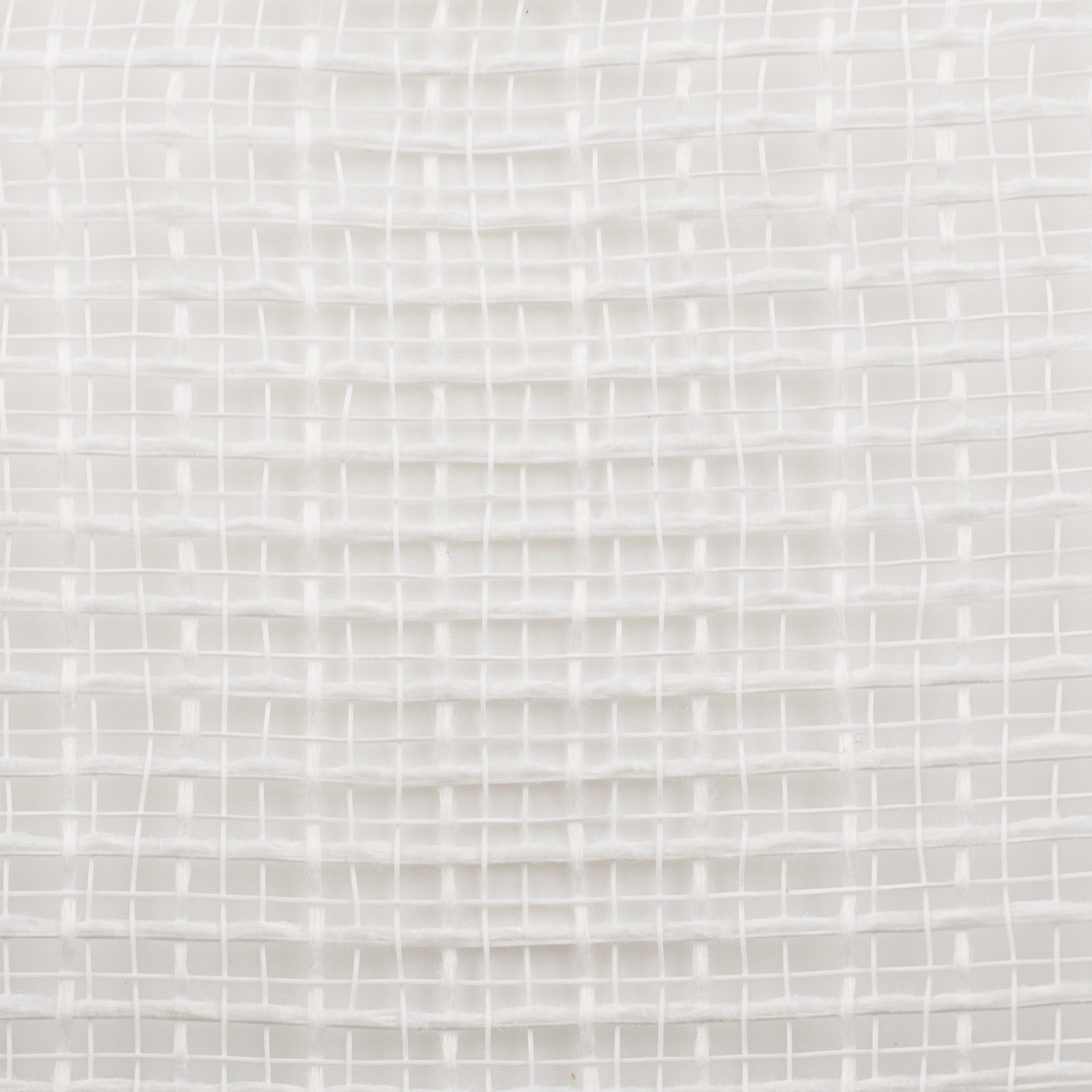 10" Check Fabric Mesh: White detail photo 3