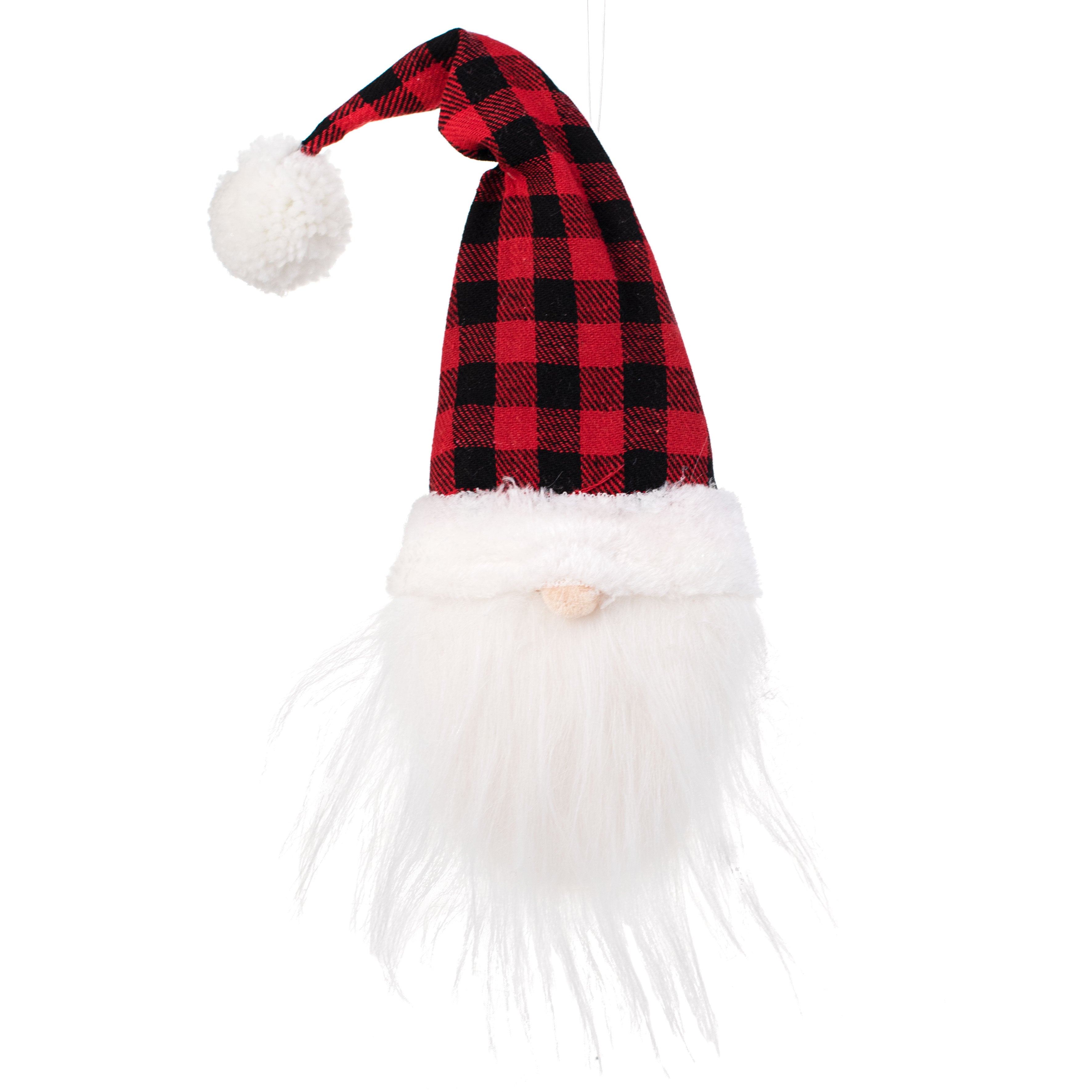 20" Check Gnome Head: Black & Red Item Number: XN420782