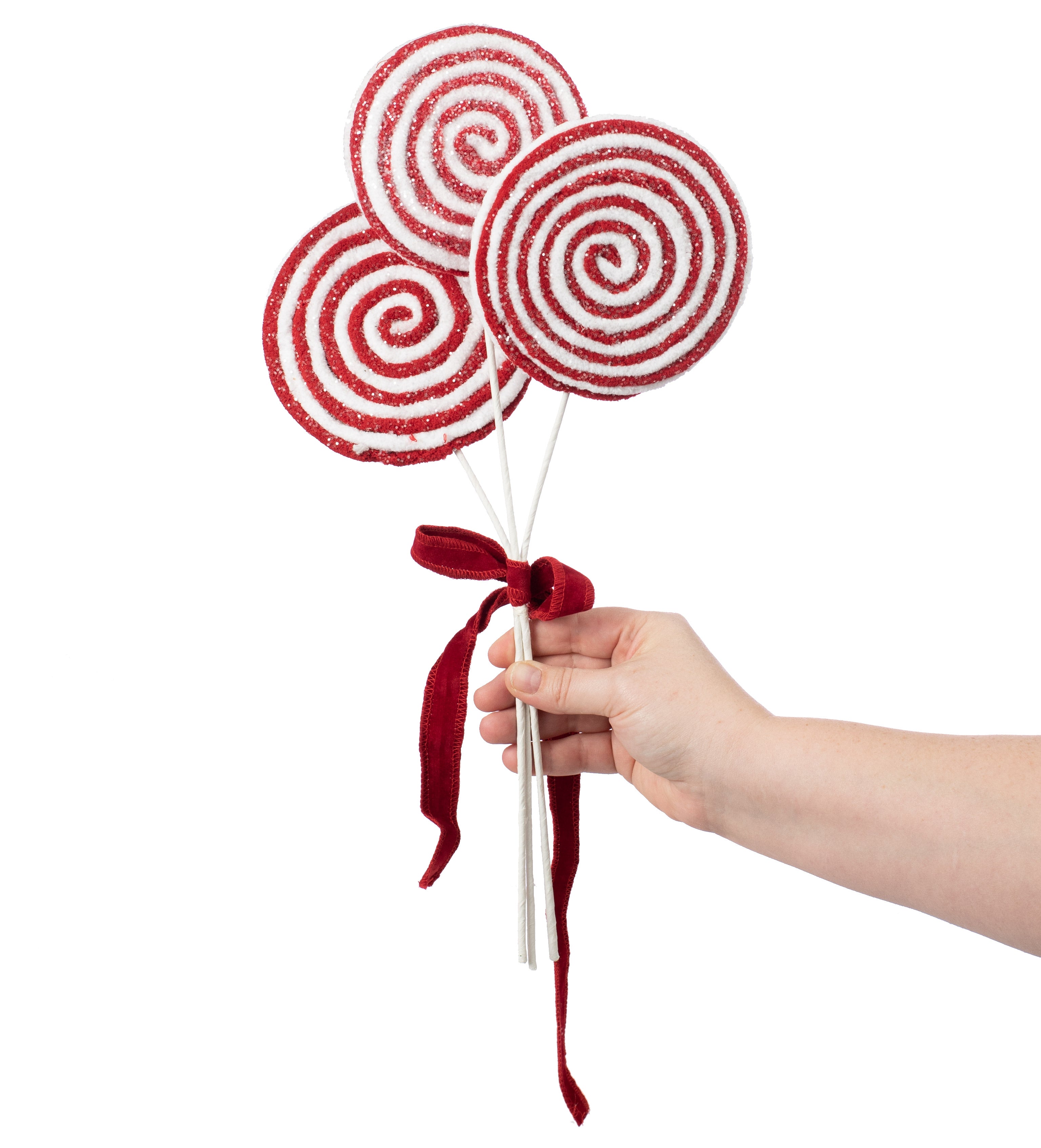 17" Chenille Lollipop Spray (3) Lifestyle Photo