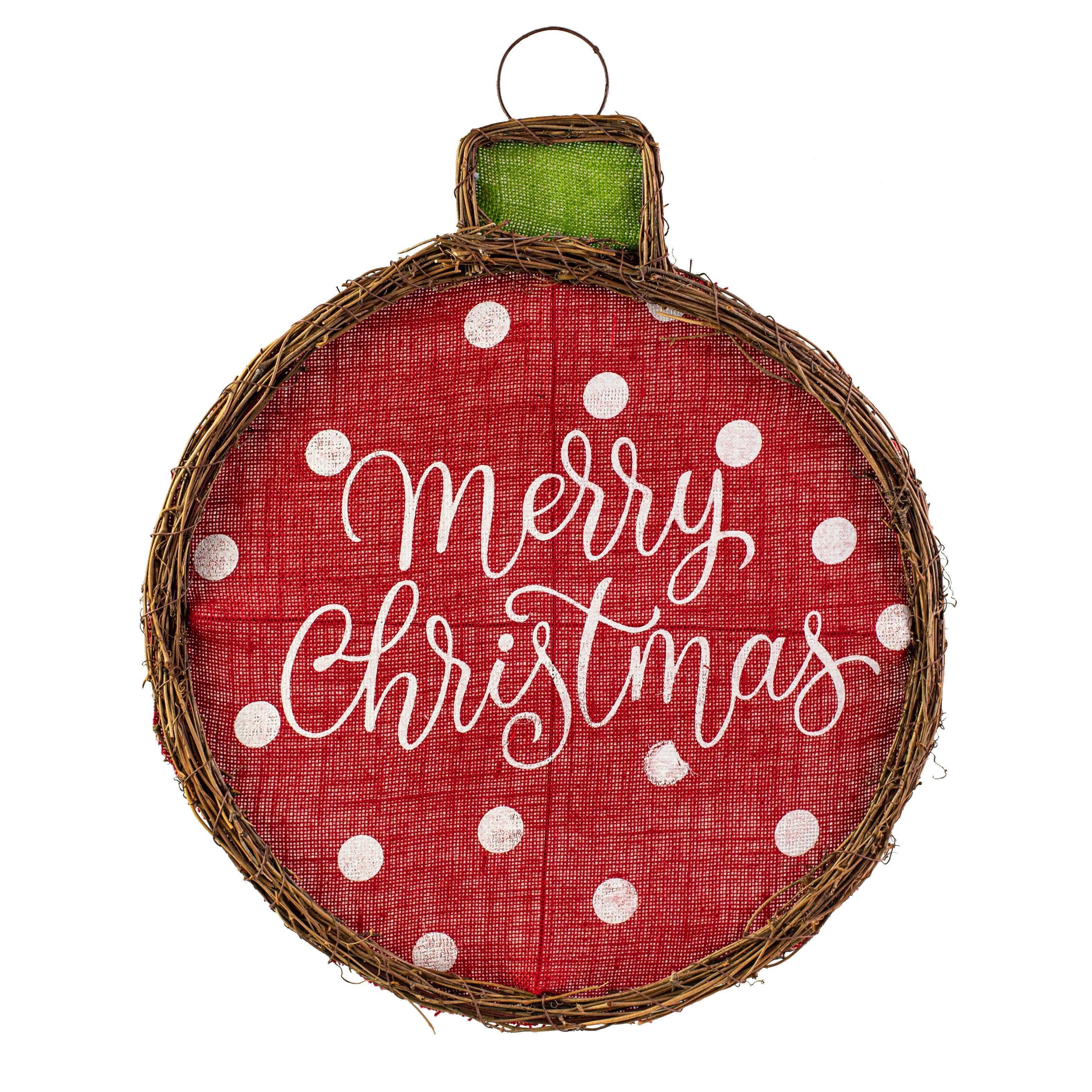 23" Christmas Ornament Grapevine Twig Form Item Number: 85215RDWT