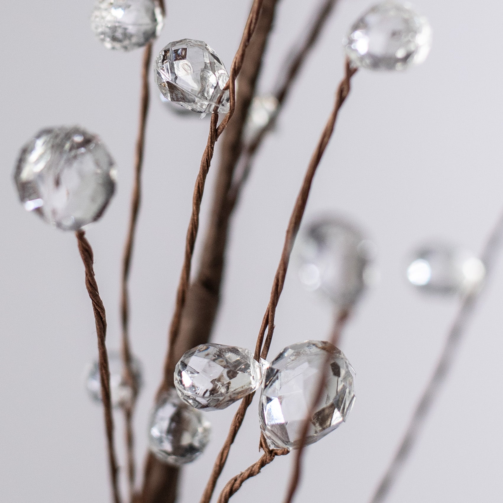 16" Clear Acrylic Jewel Berries Pick detail photo 4
