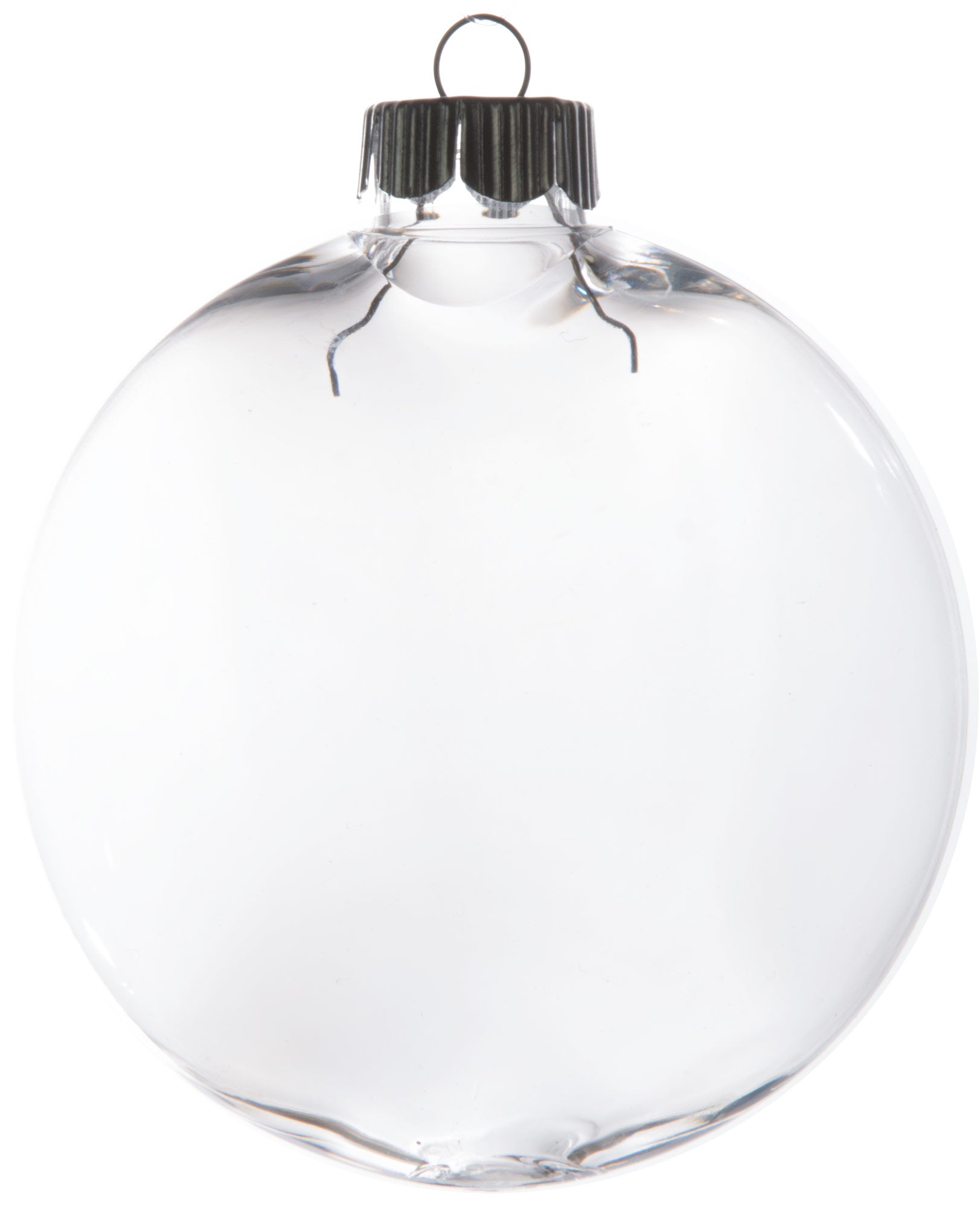 Clear Oval Ball Ornament: 83MM Item Number: 2610-63