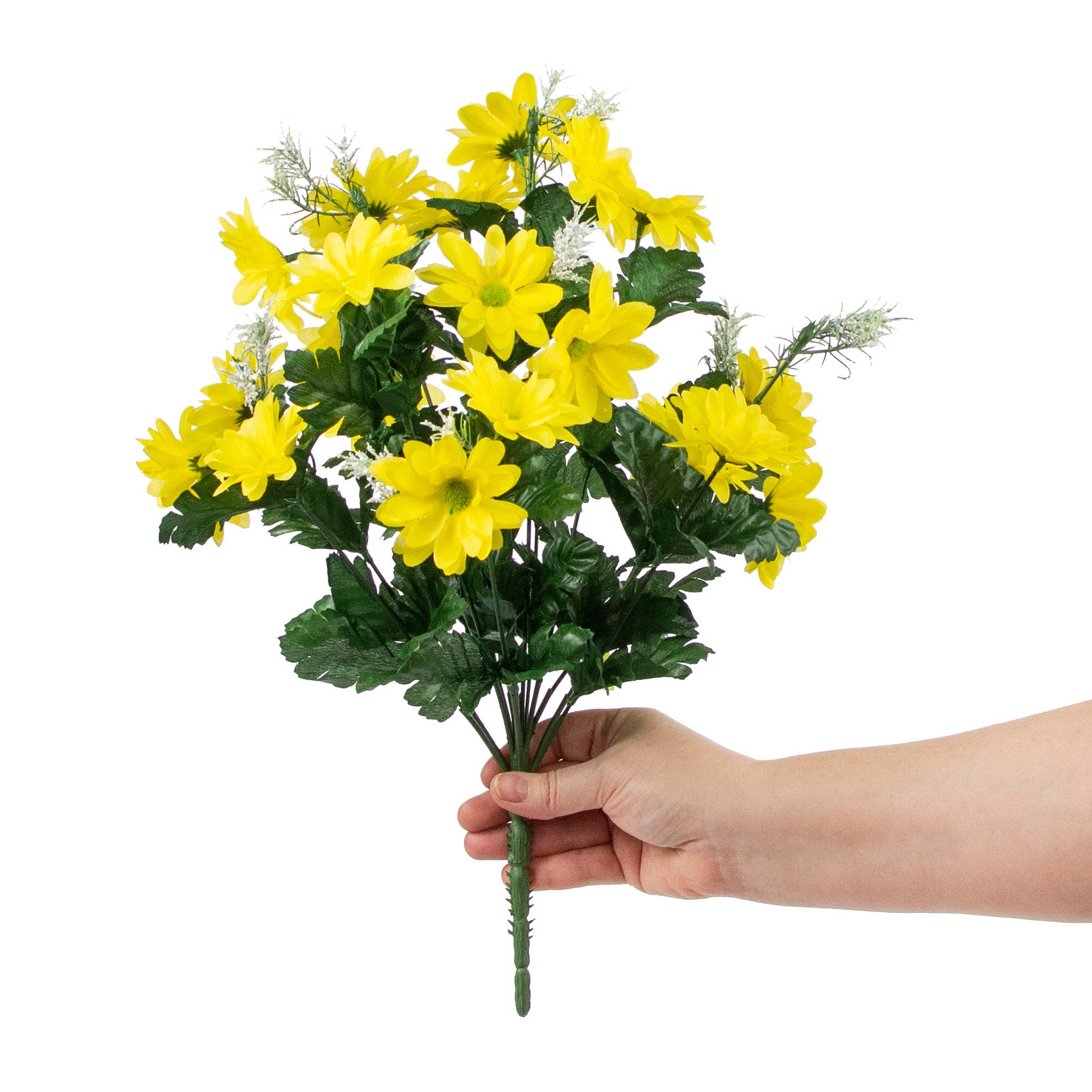 17" Colorfast Daisy Mix Bush: Yellow detail photo 3