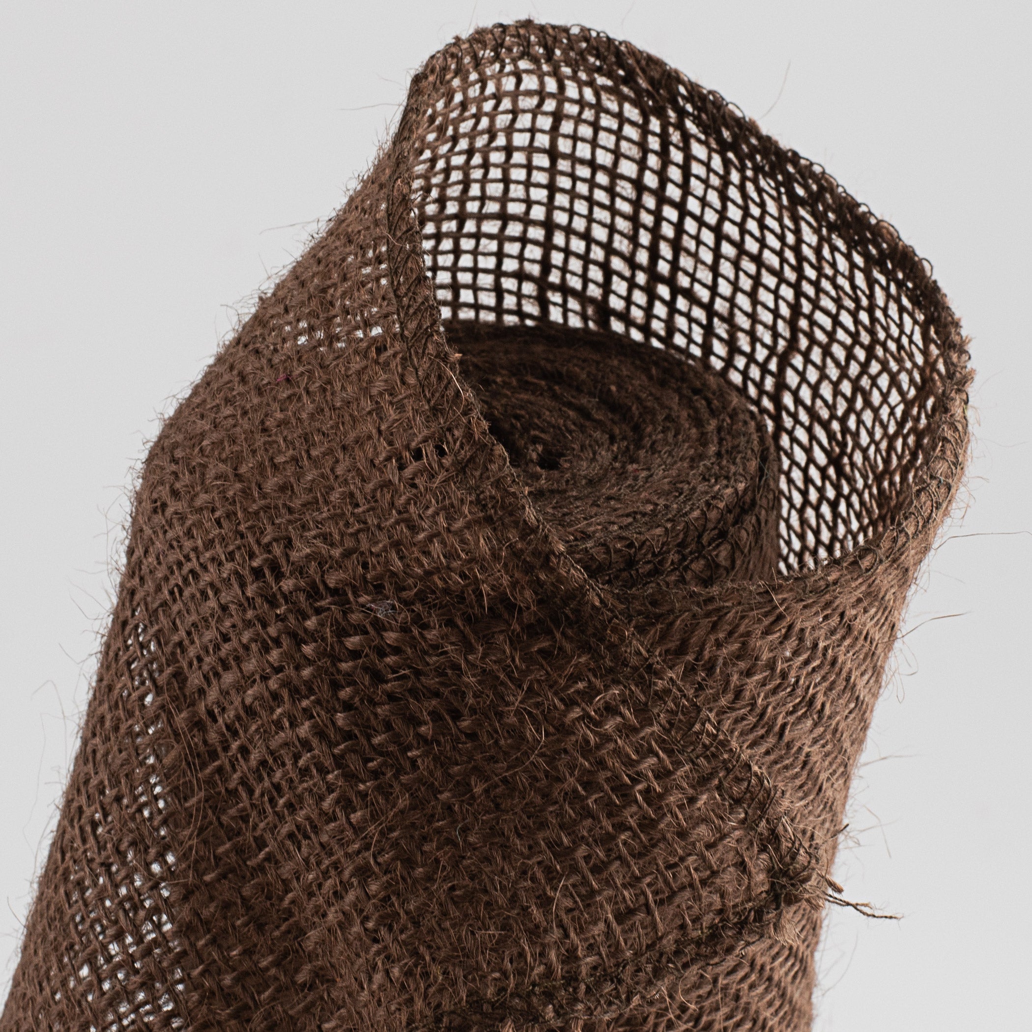 18" Colorfast Loose Weave Burlap: Chocolate (10 Yards) Lifestyle Photo