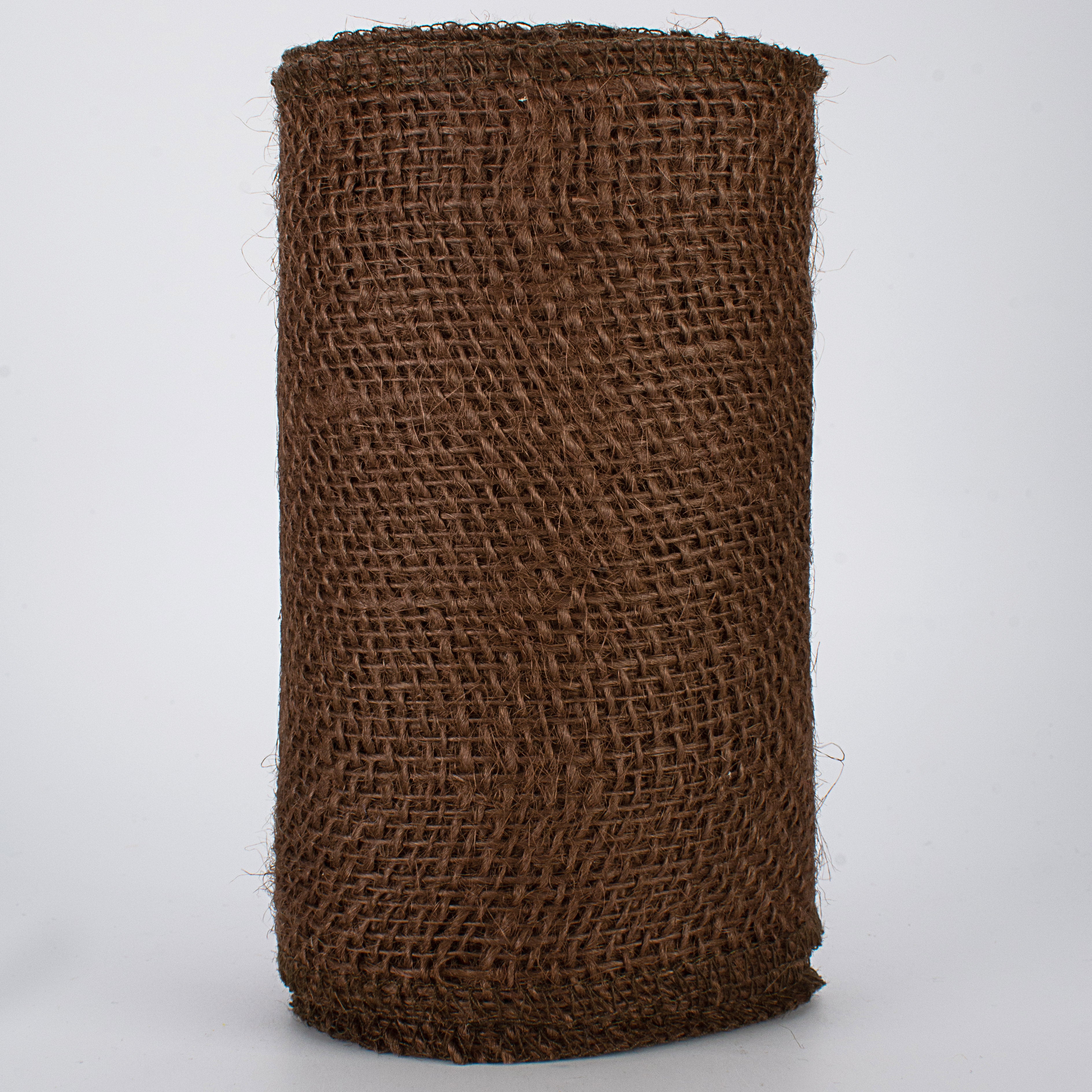 6" Colorfast Loose Weave Burlap: Chocolate (10 Yards) Item Number: RK911641