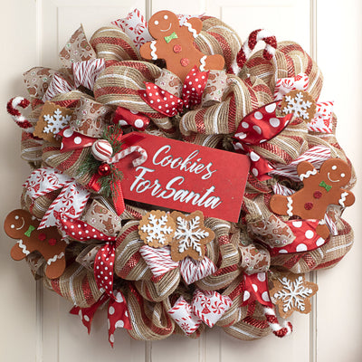 11" Cookies for Santa Gift Tag Ornament Lifestyle Photo