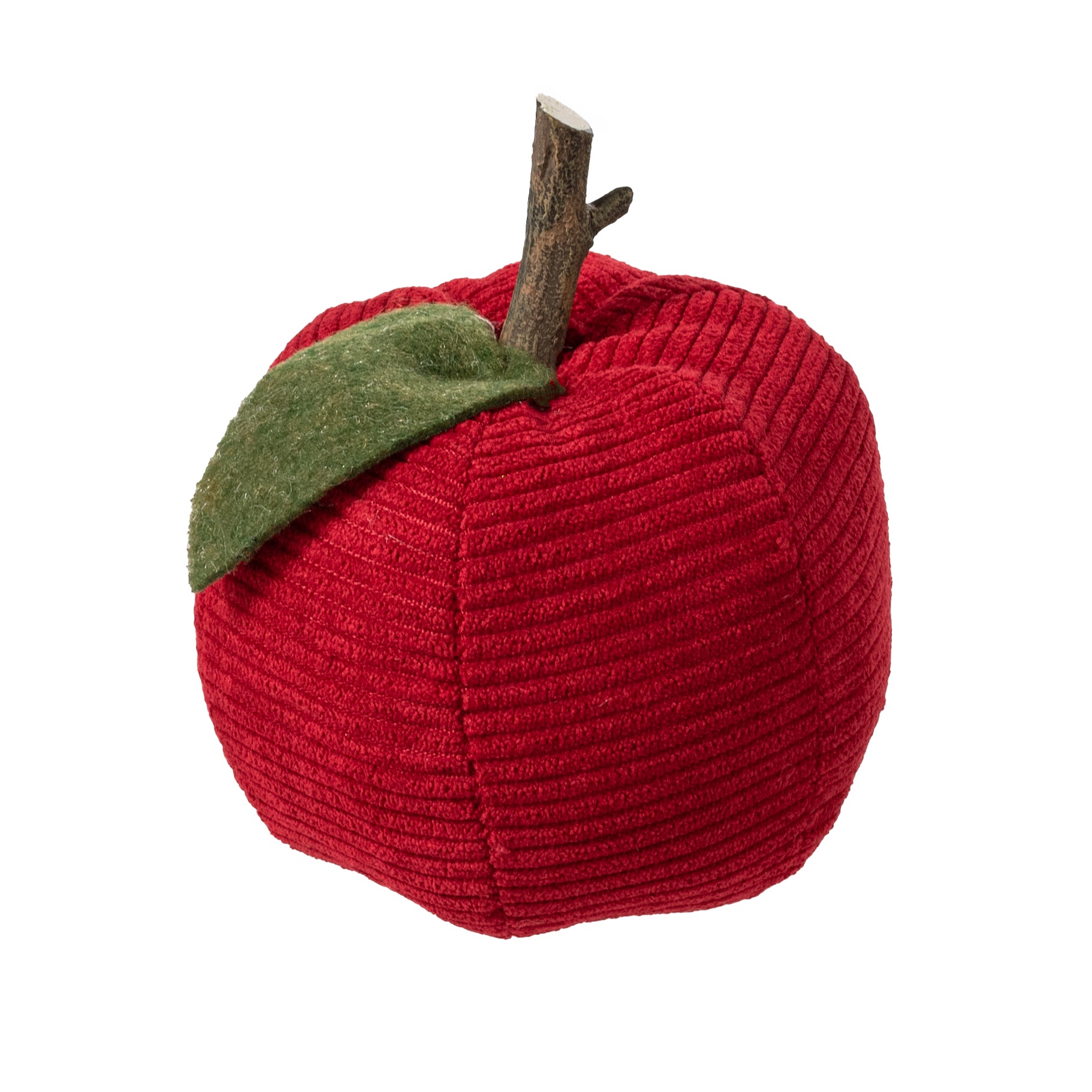 4" Corduroy Fabric Apple Item Number: XBZ408-RE