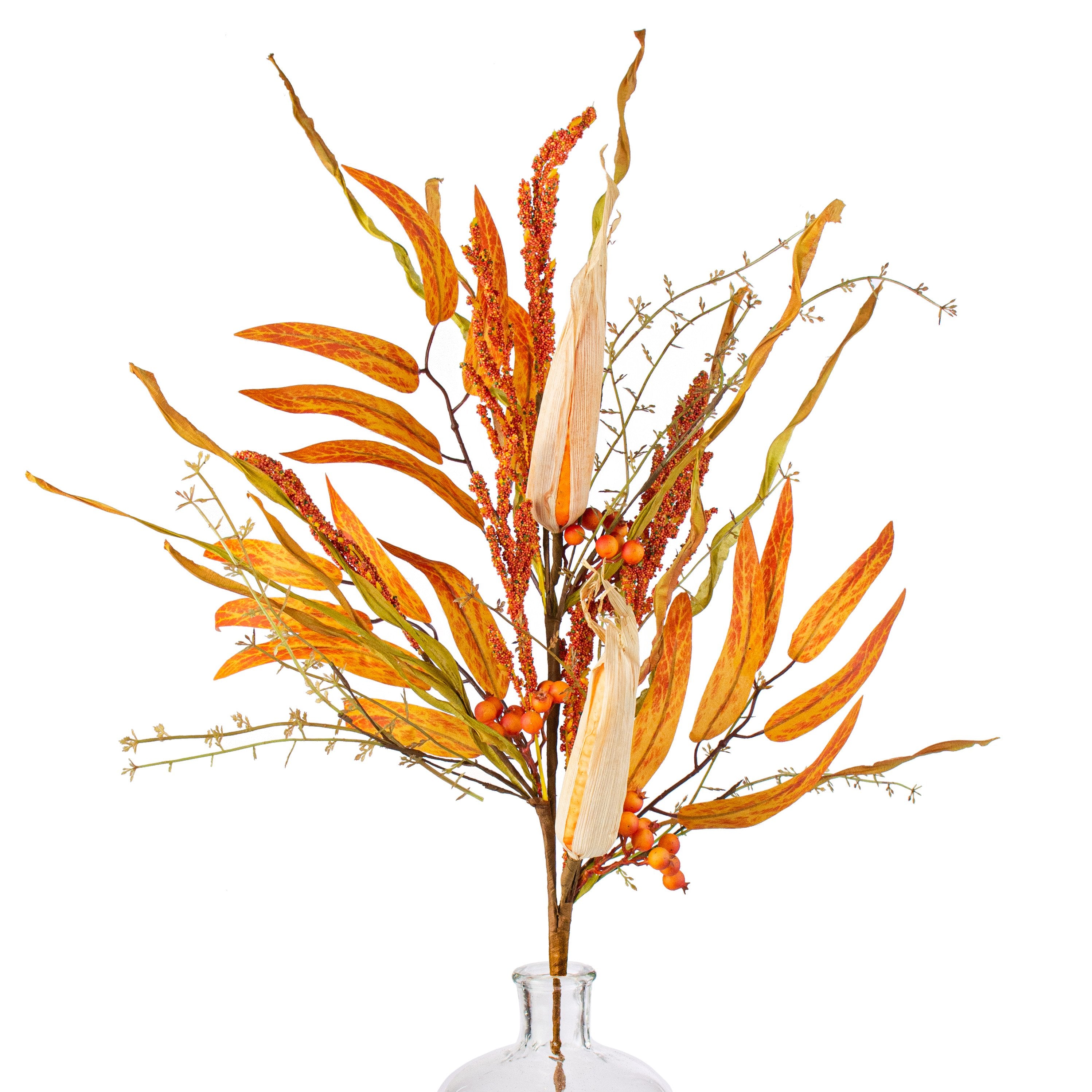 29" Corn Heather Spray: Orange Item Number: 56981OR