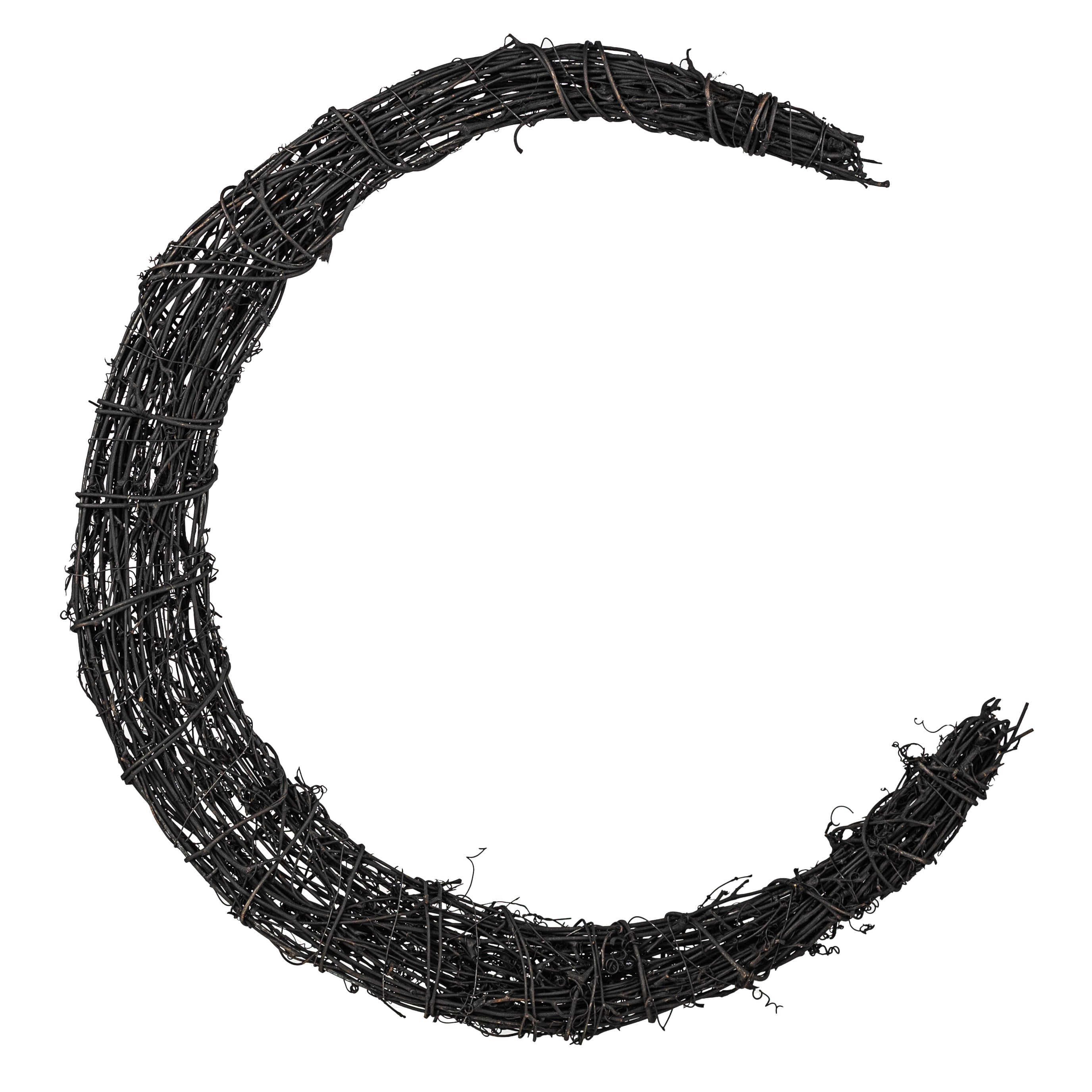 18" Crescent Moon Grapevine Wreath Item Number: TT666102