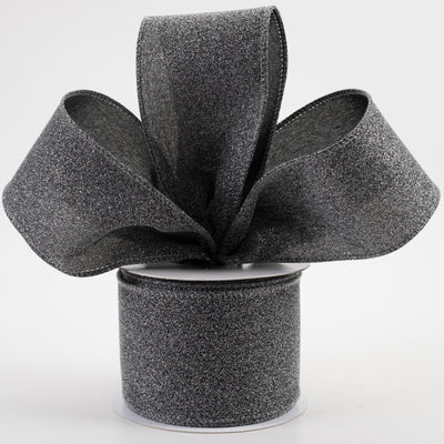 2.5" Crystal Shine Ribbon: Black (10 Yards) Lifestyle Photo