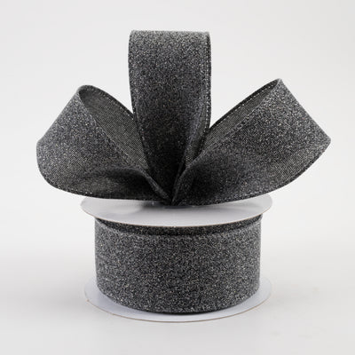 1.5" Crystal Shine Ribbon: Black (10 Yards) Lifestyle Photo