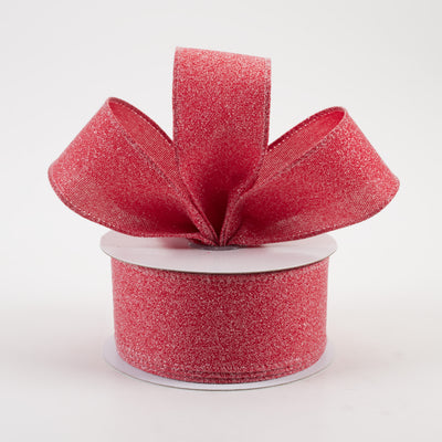 1.5" Crystal Shine Ribbon: Red (10 Yards) Lifestyle Photo