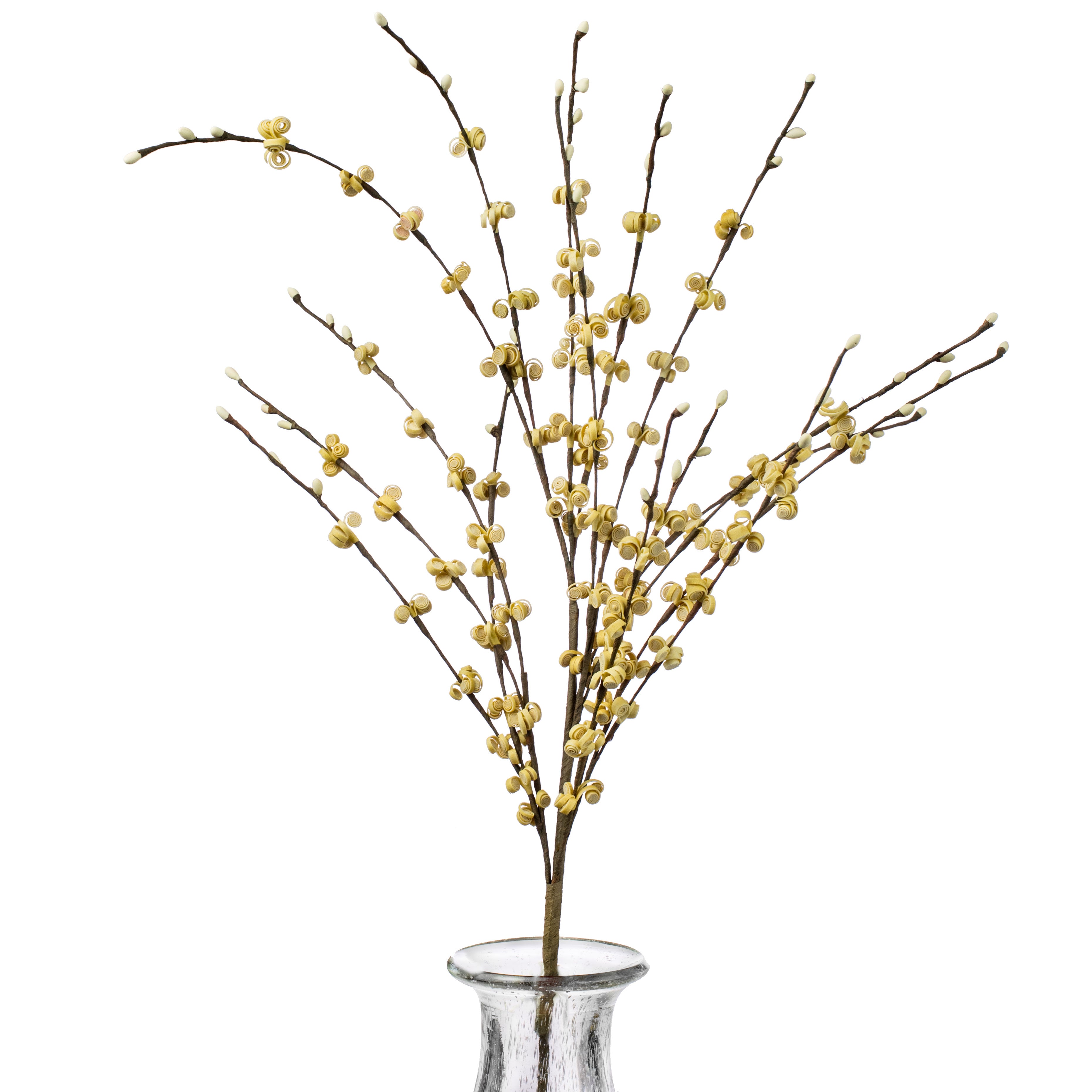 24" Curly Q & Pip Spray: Tea Stain Item Number: ISB69525