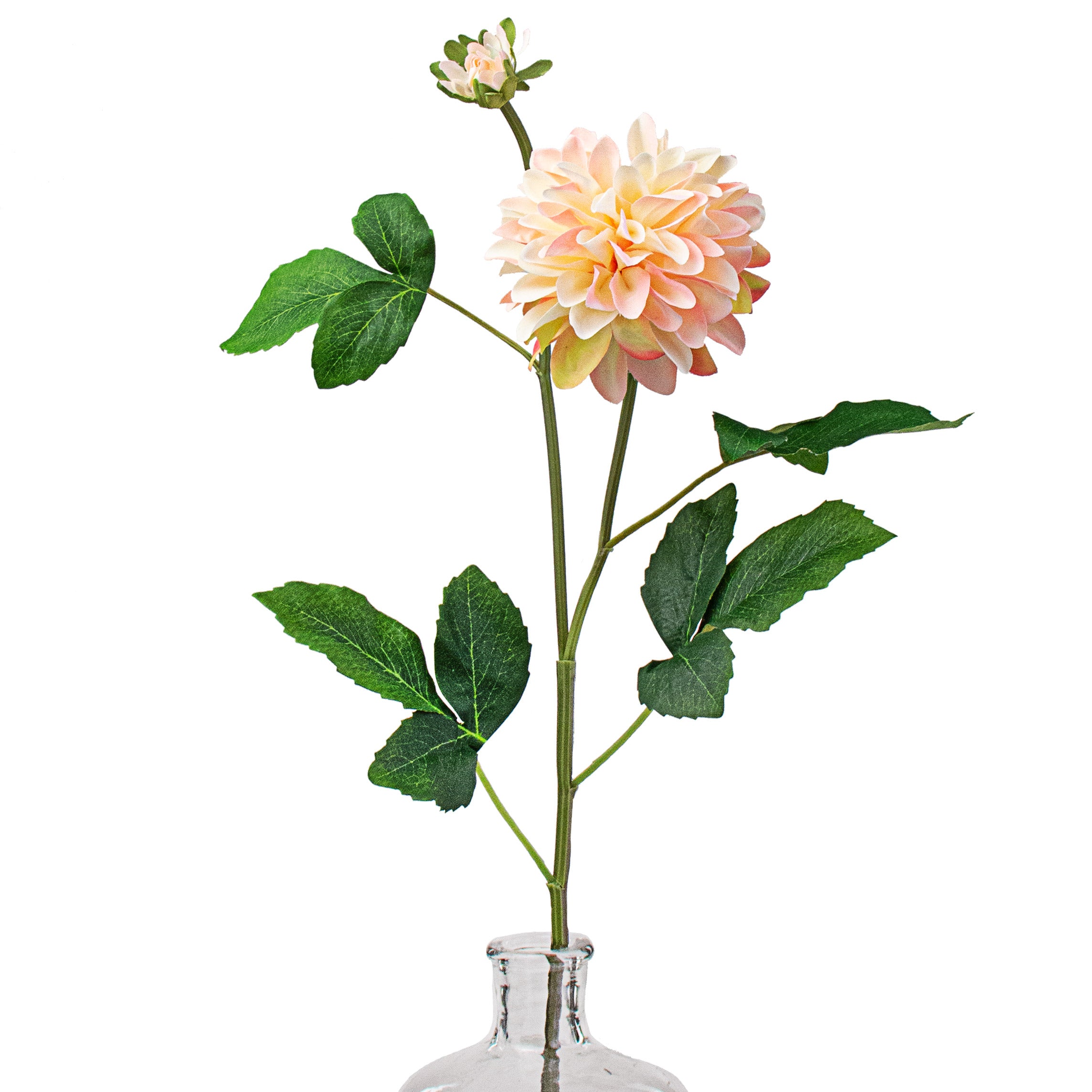 29" Dahlia Spray: Pink & Cream Item Number: 2225039PC