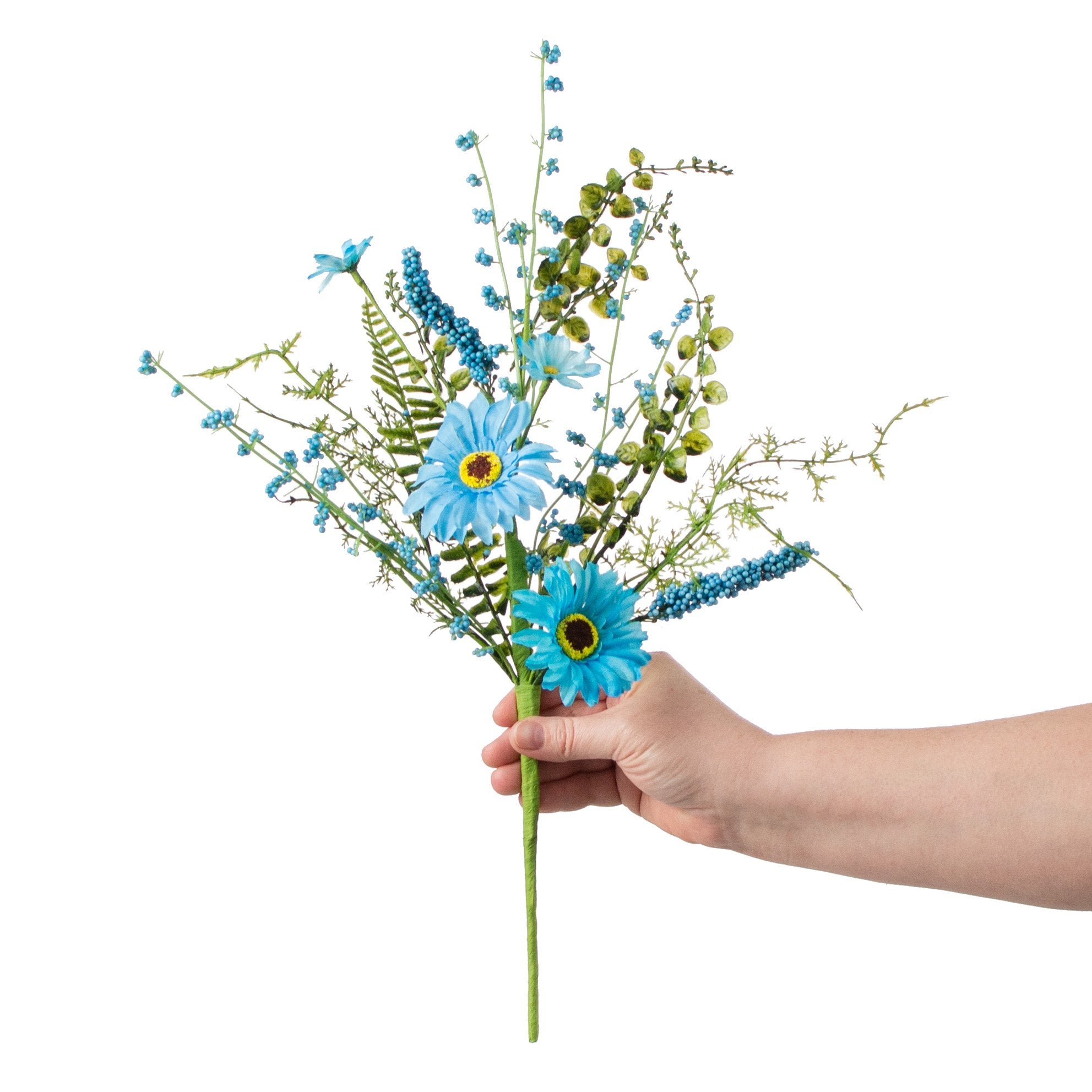 19" Daisy, Astilbe, Leaves Pick detail photo 3