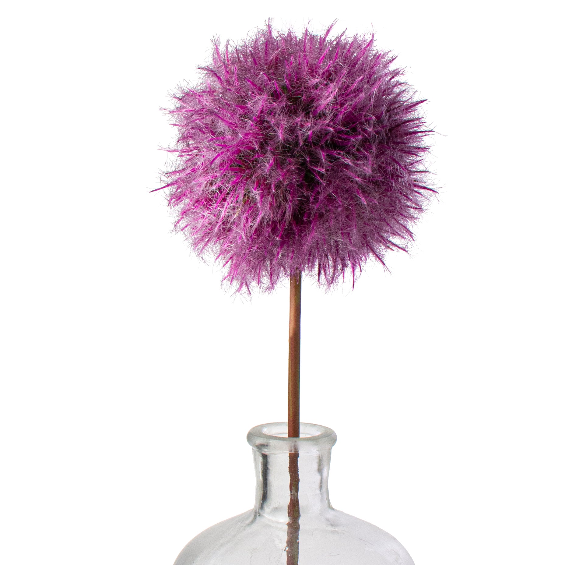 25'' Dandelion Seed Head Stem: Plum Purple Item Number: 2150147PL