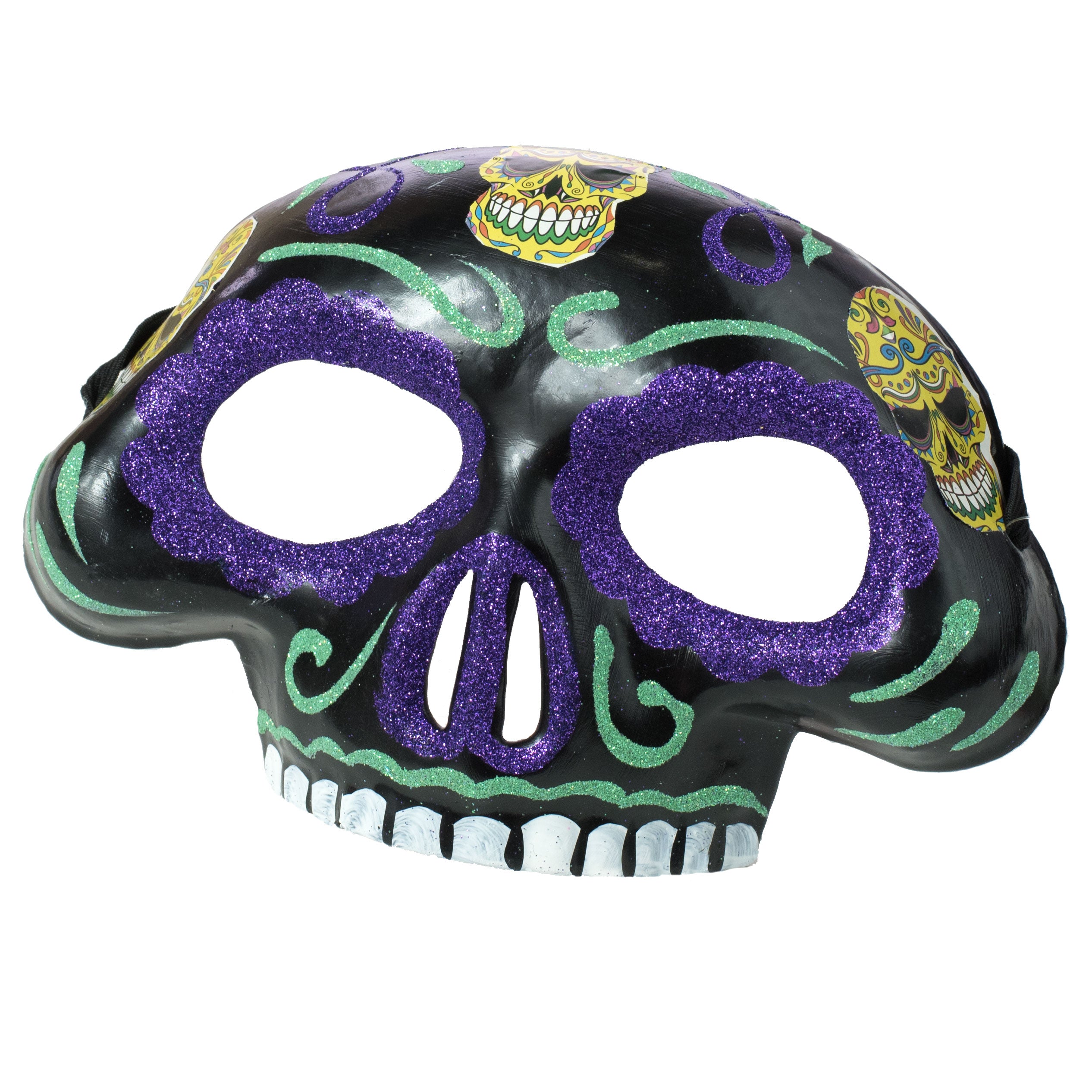 Day of the Dead Skull Mask: Purple Item Number: 27855MCAJ