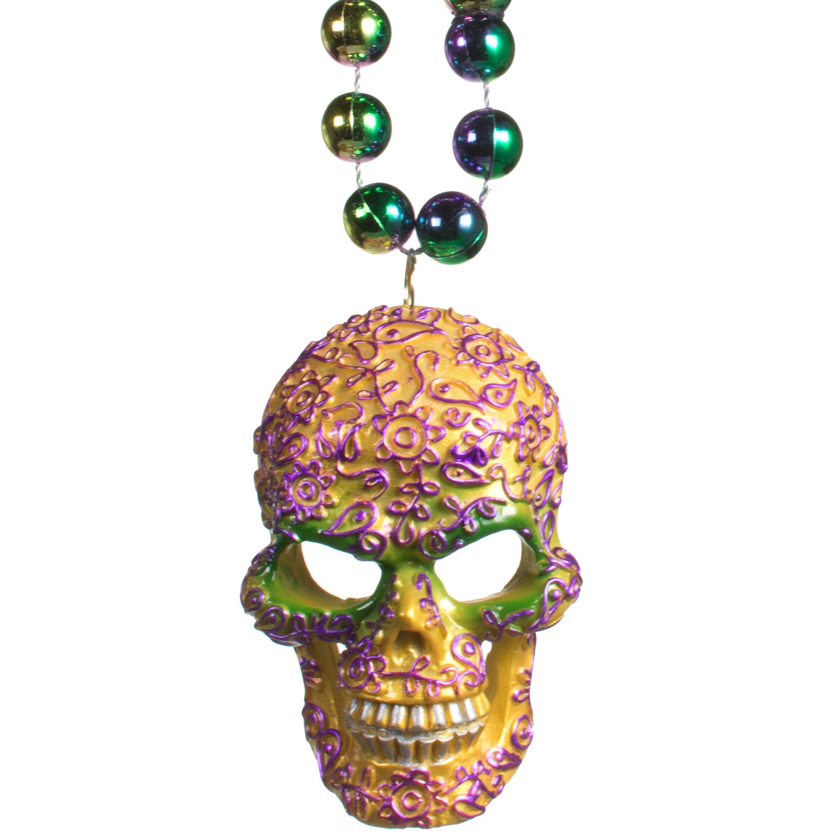 Day of the Dead Skull Necklace Item Number: PST2005-1233