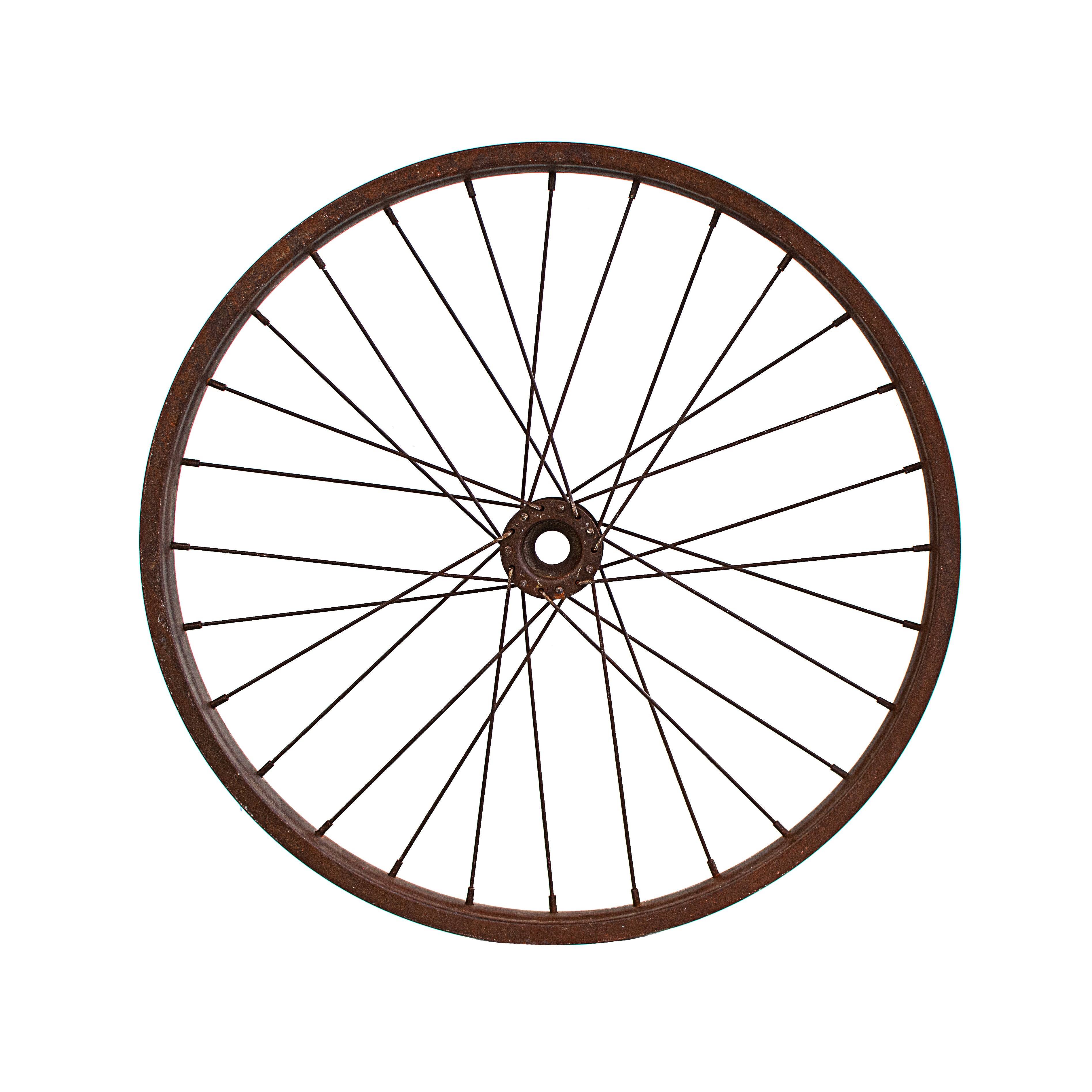 16" Decorative Bicycle Rim: Rust Item Number: MD0574