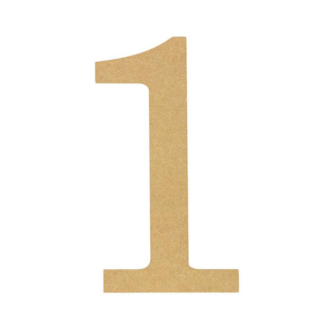 10" Decorative Wood Number: 1 Item Number: AB2052