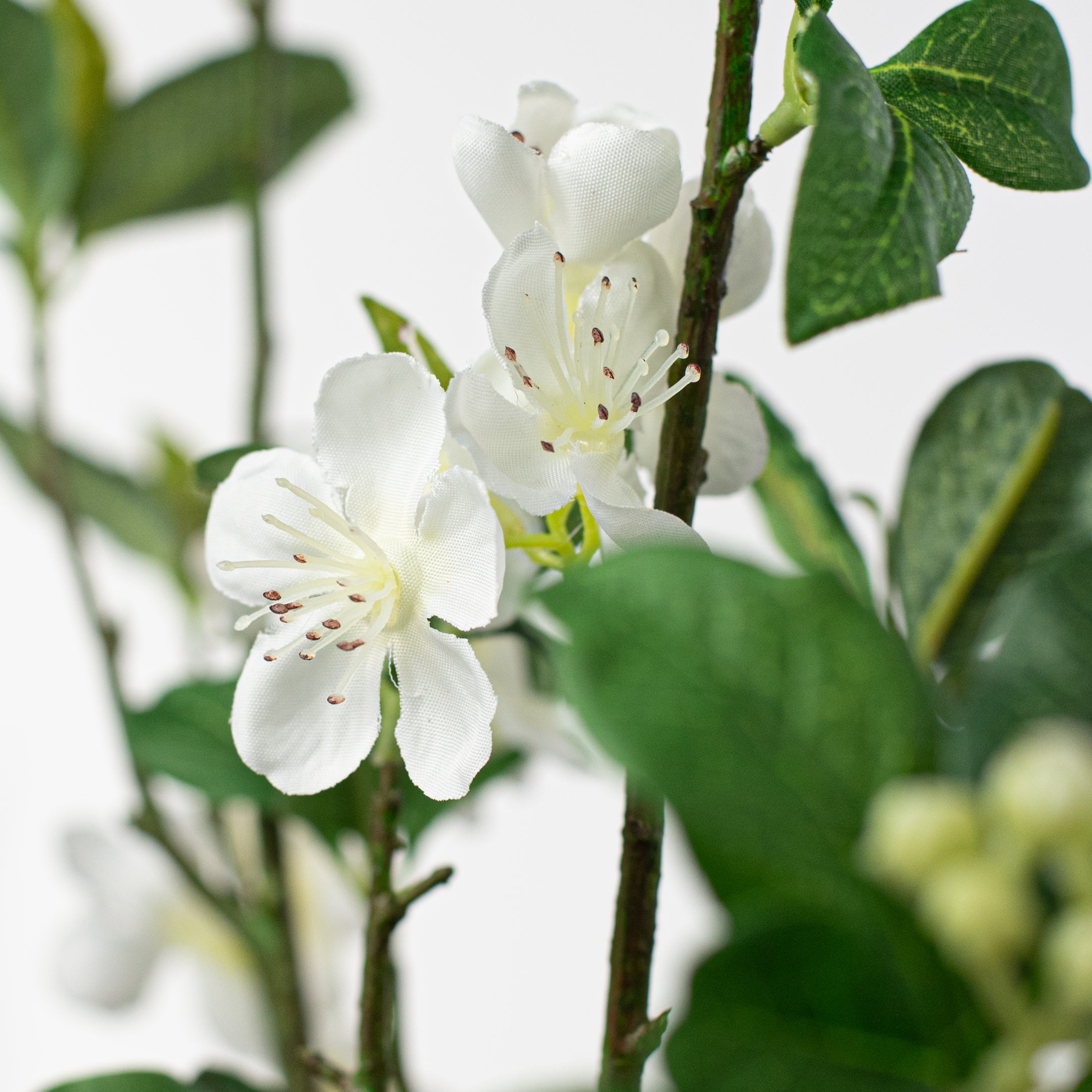 34" Dogwood Branch Spray: Cream detail photo 5