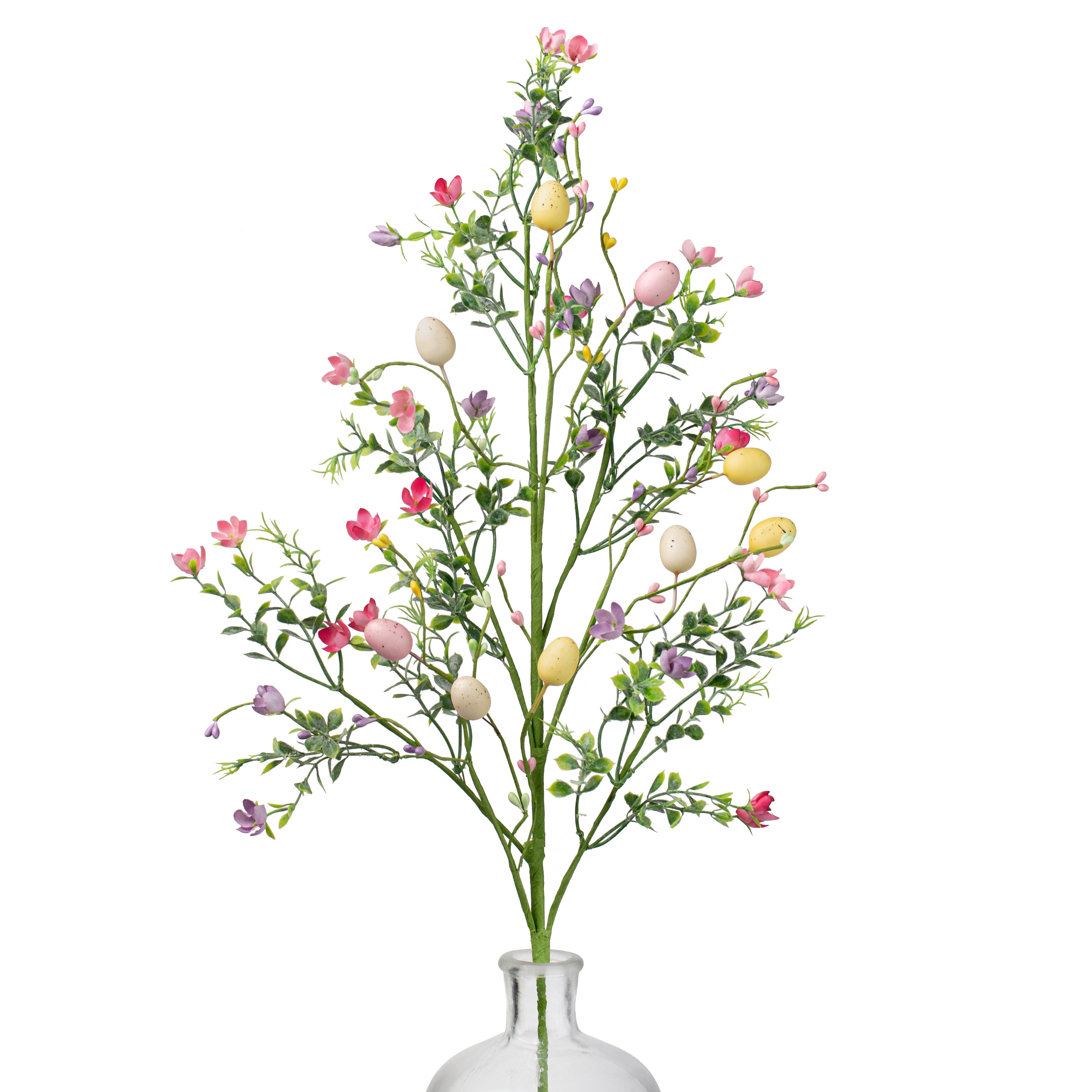 34" Easter Eggs and Flowers Mixed Spray Item Number: 63795