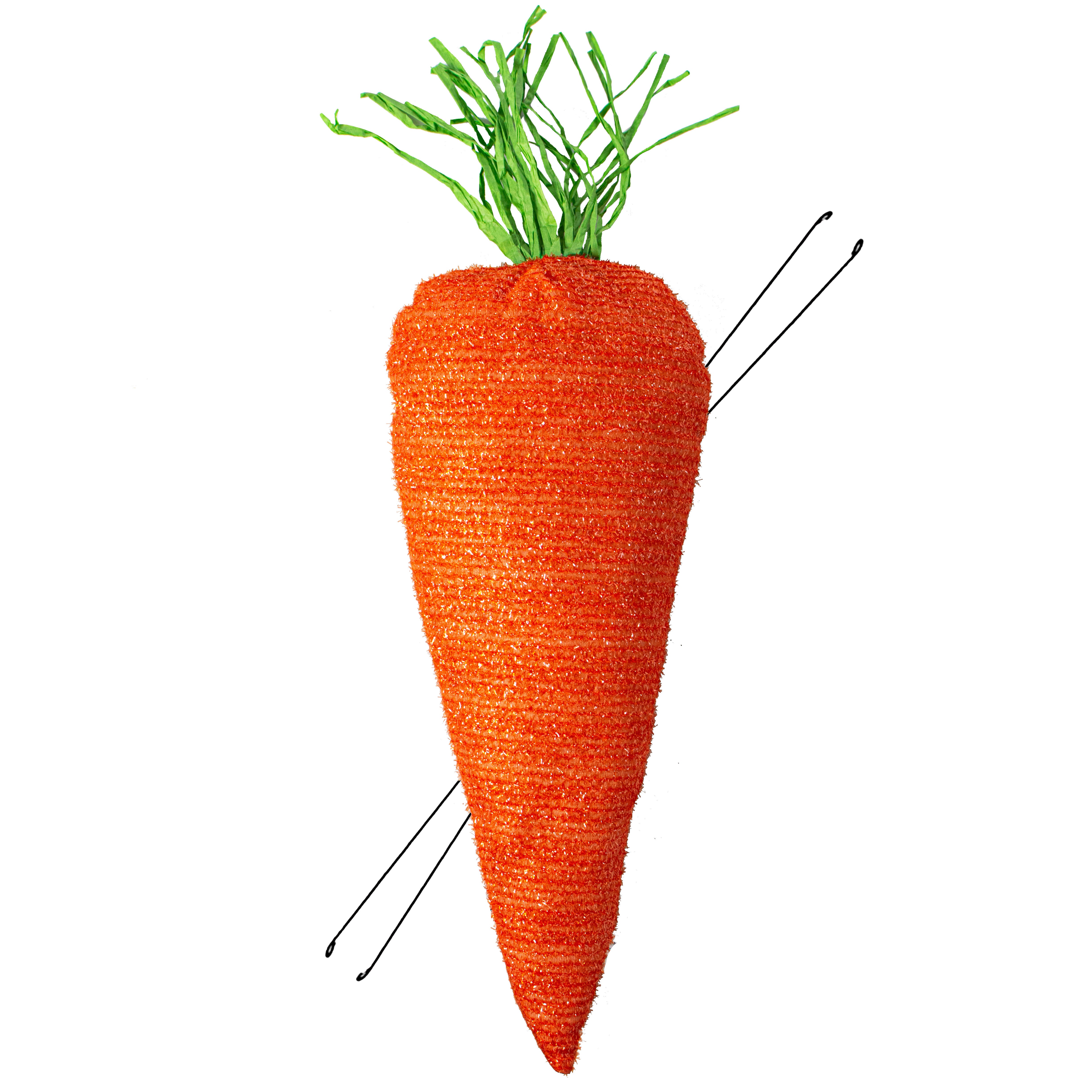 24" Fabric Carrot Wreath Accent Item Number: HE7247
