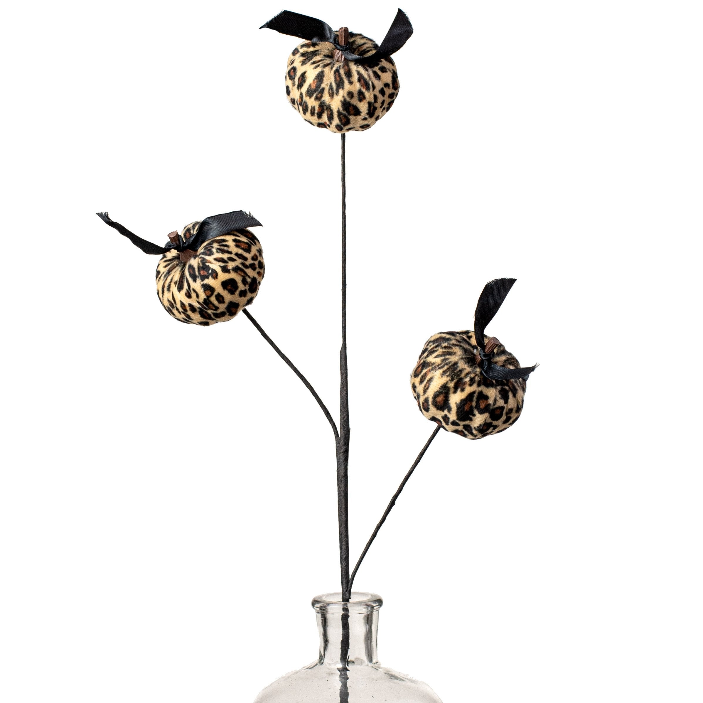 26" Fabric Furry Pumpkin Spray: Cheetah Item Number: 56767CHEETA