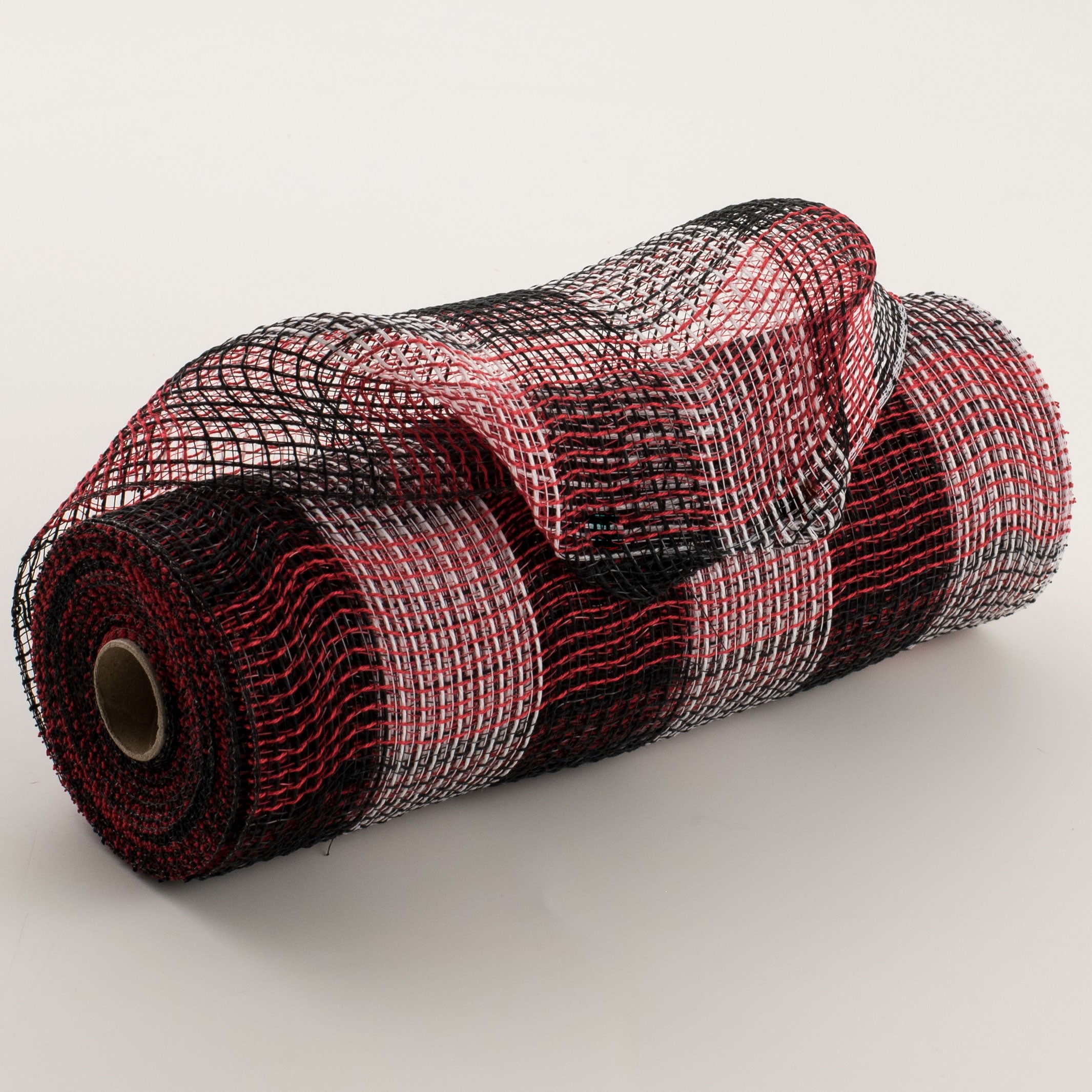 10" Fabric Mesh: Black, Red, White Plaid Item Number: XB98510-13
