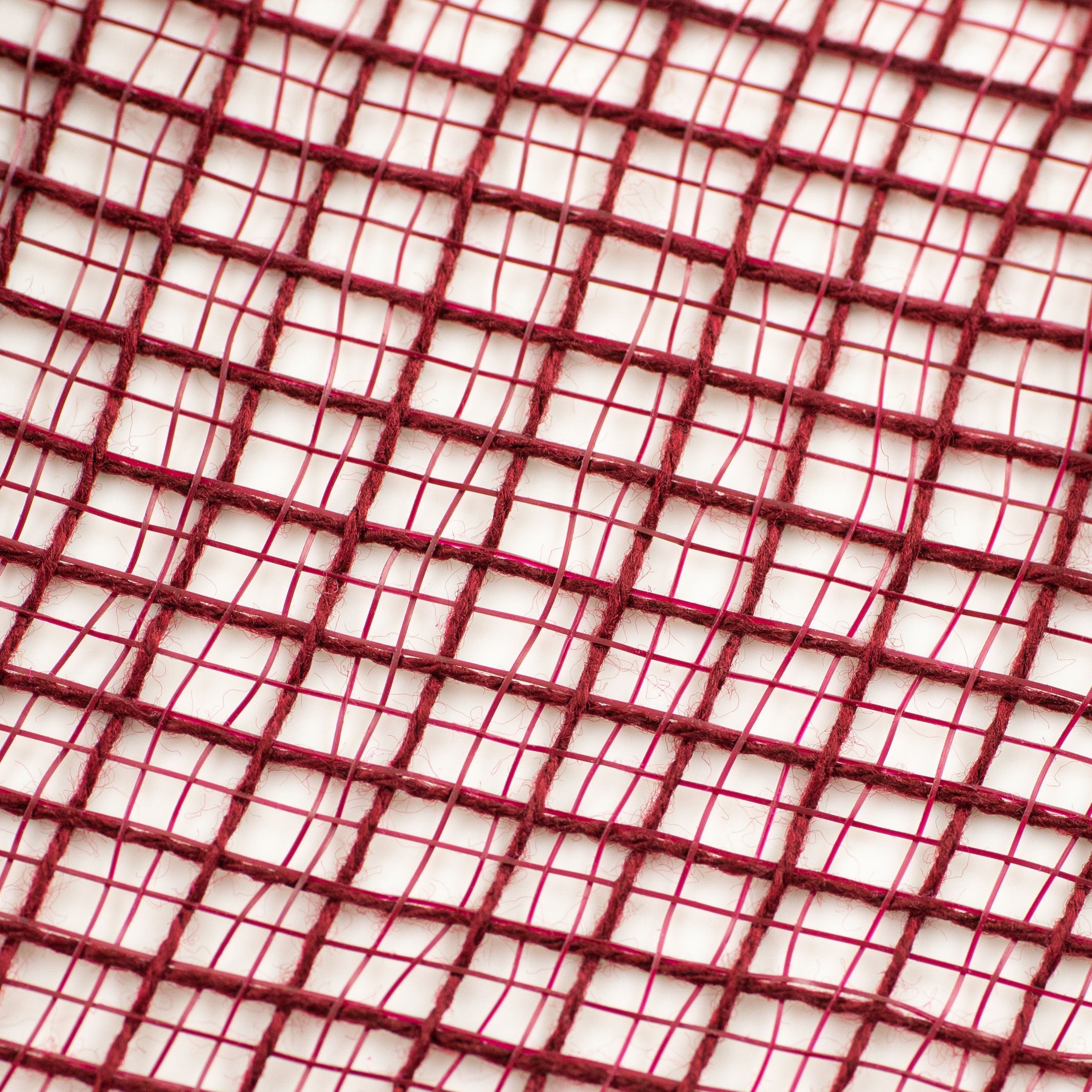 21" Fabric Mesh: Burgundy detail photo 3