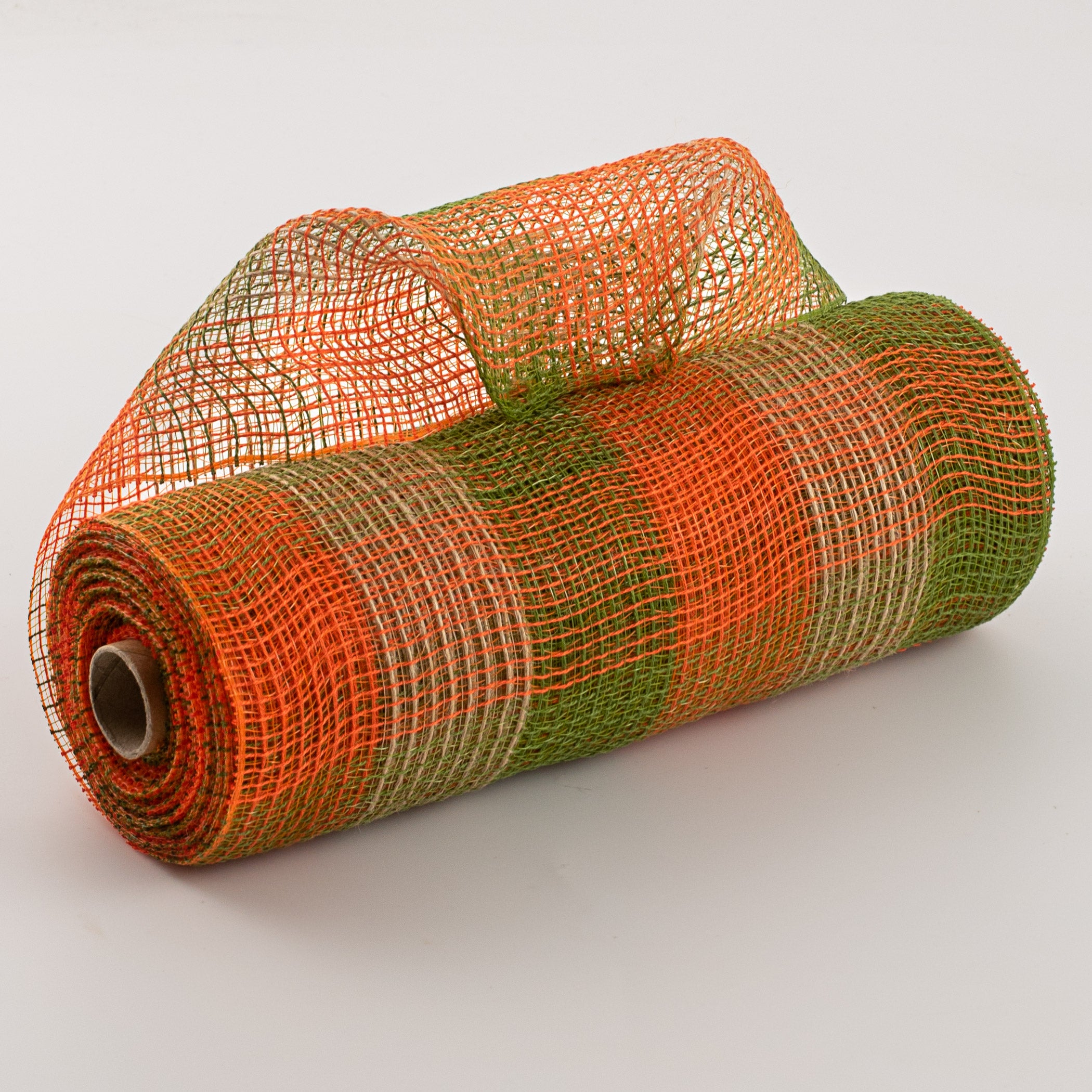 10" Fabric Mesh: Fall Plaid Jute Item Number: XB98510-19