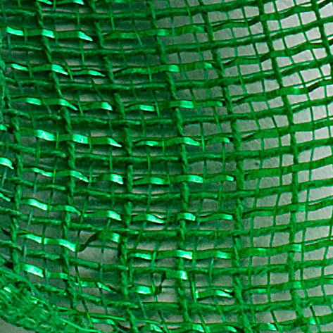 21" Fabric Mesh: Metallic Emerald detail photo 3