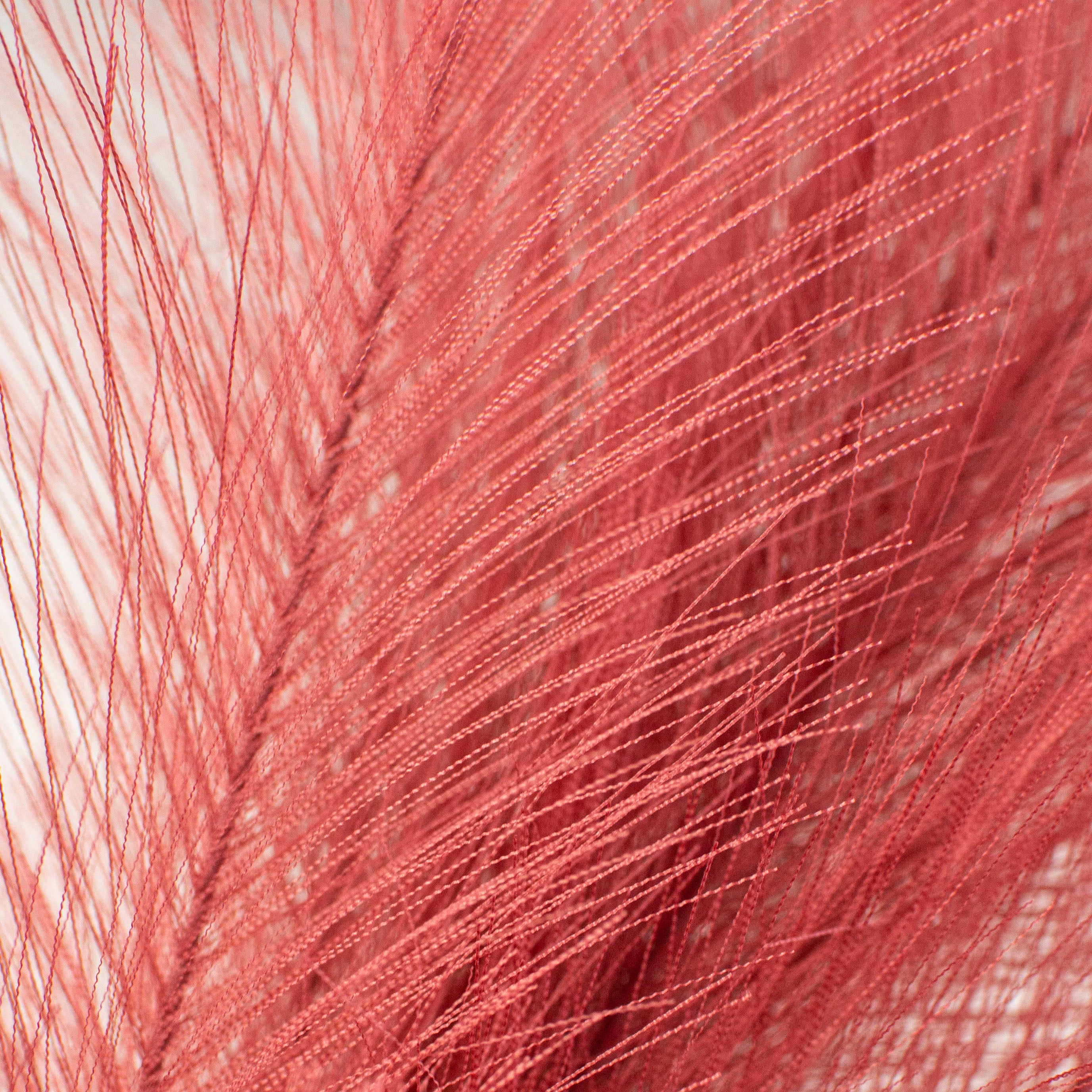 43" Fabric Pampas Grass Spray: Burgundy detail photo 3