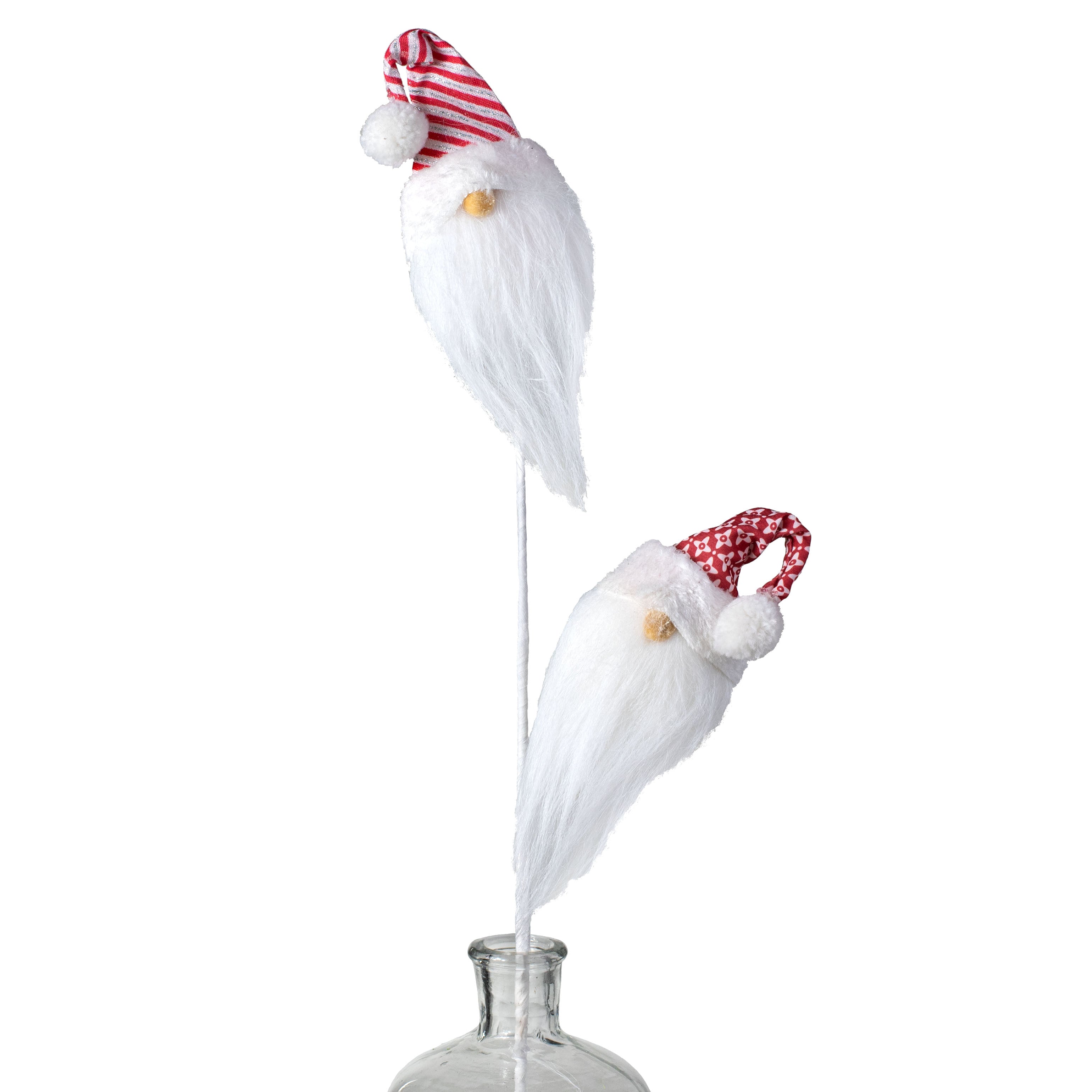28" Fabric Santa Gnomes Spray Item Number: XS9906