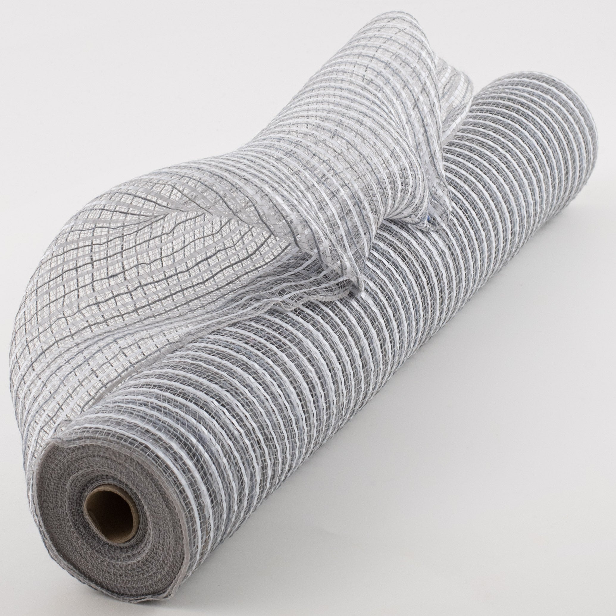 21" Fabric Stripe Mesh: Grey & White Item Number: XB1020-16