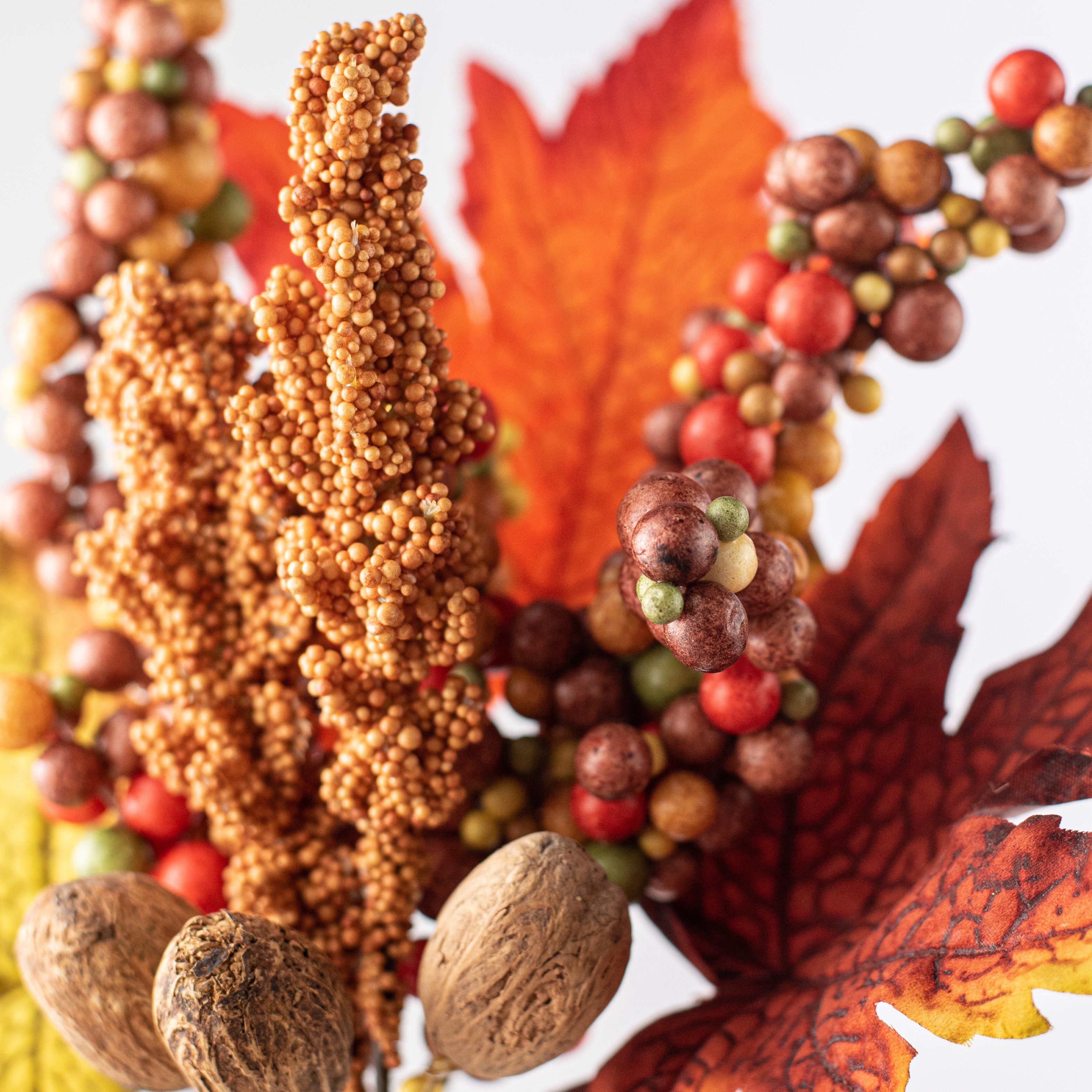 14" Fall Berry Leaf Pick Lifestyle Photo