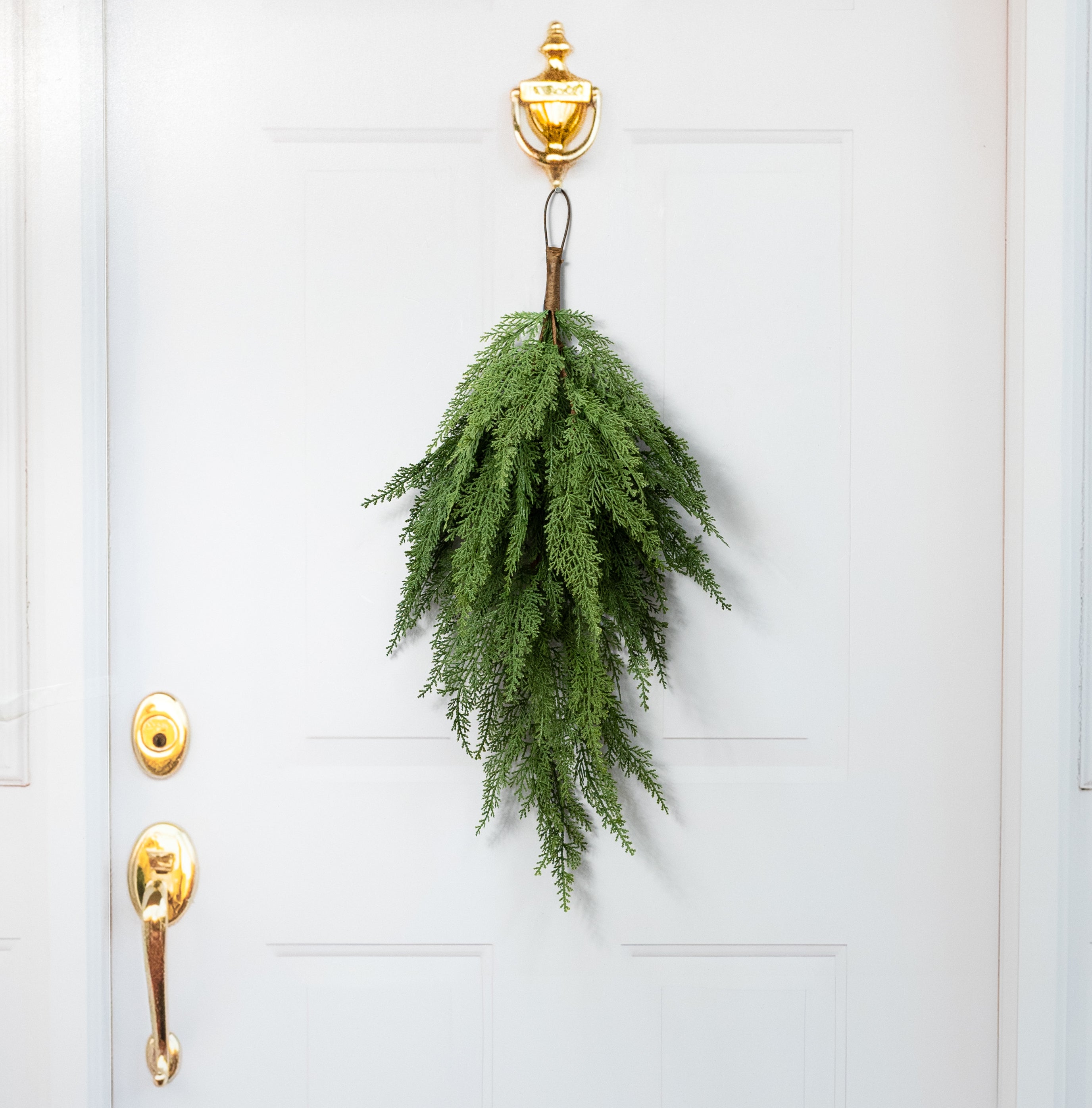 28" Faux Cedar Arborvitae Teardrop detail photo 4