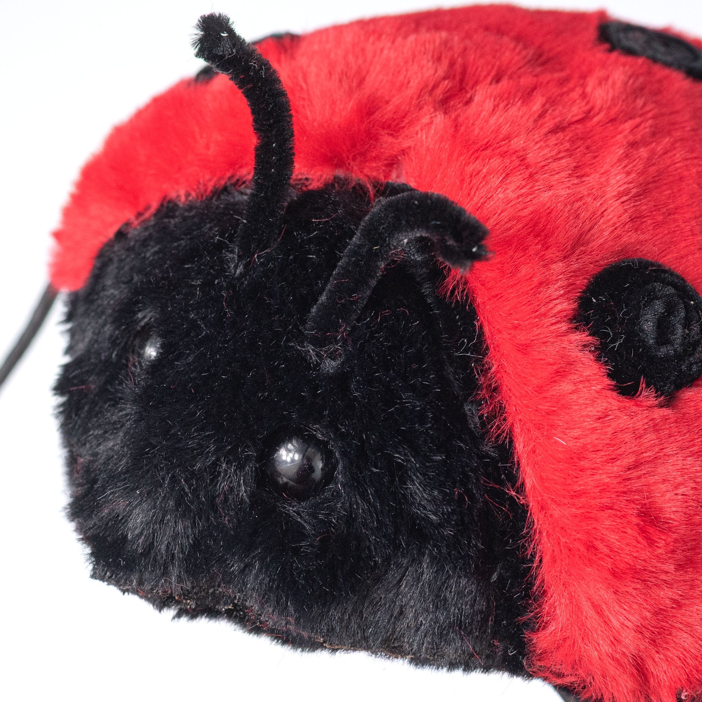 9" Faux Fur Ladybug Ornament detail photo 3