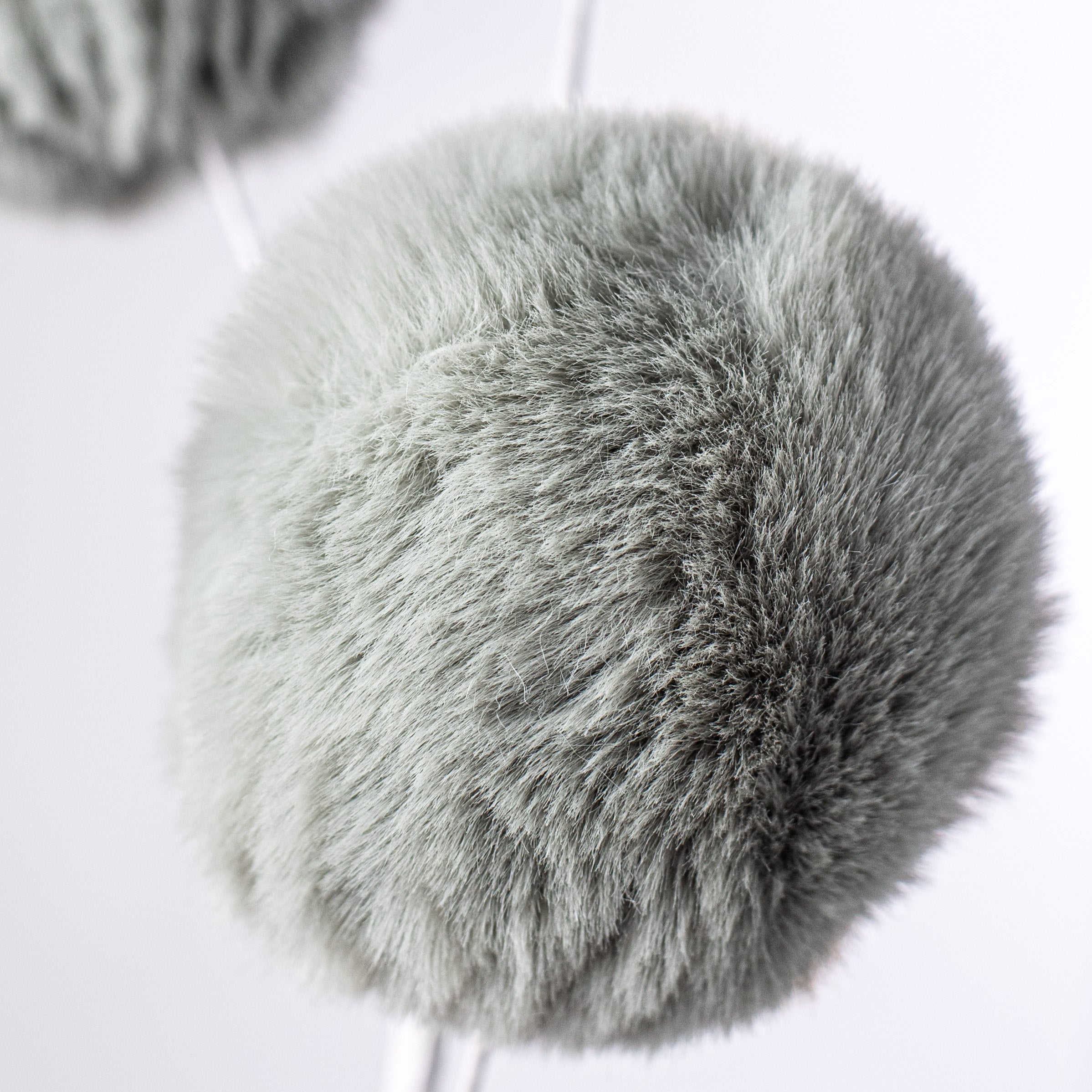 29" Faux Fur Spray: Grey Lifestyle Photo